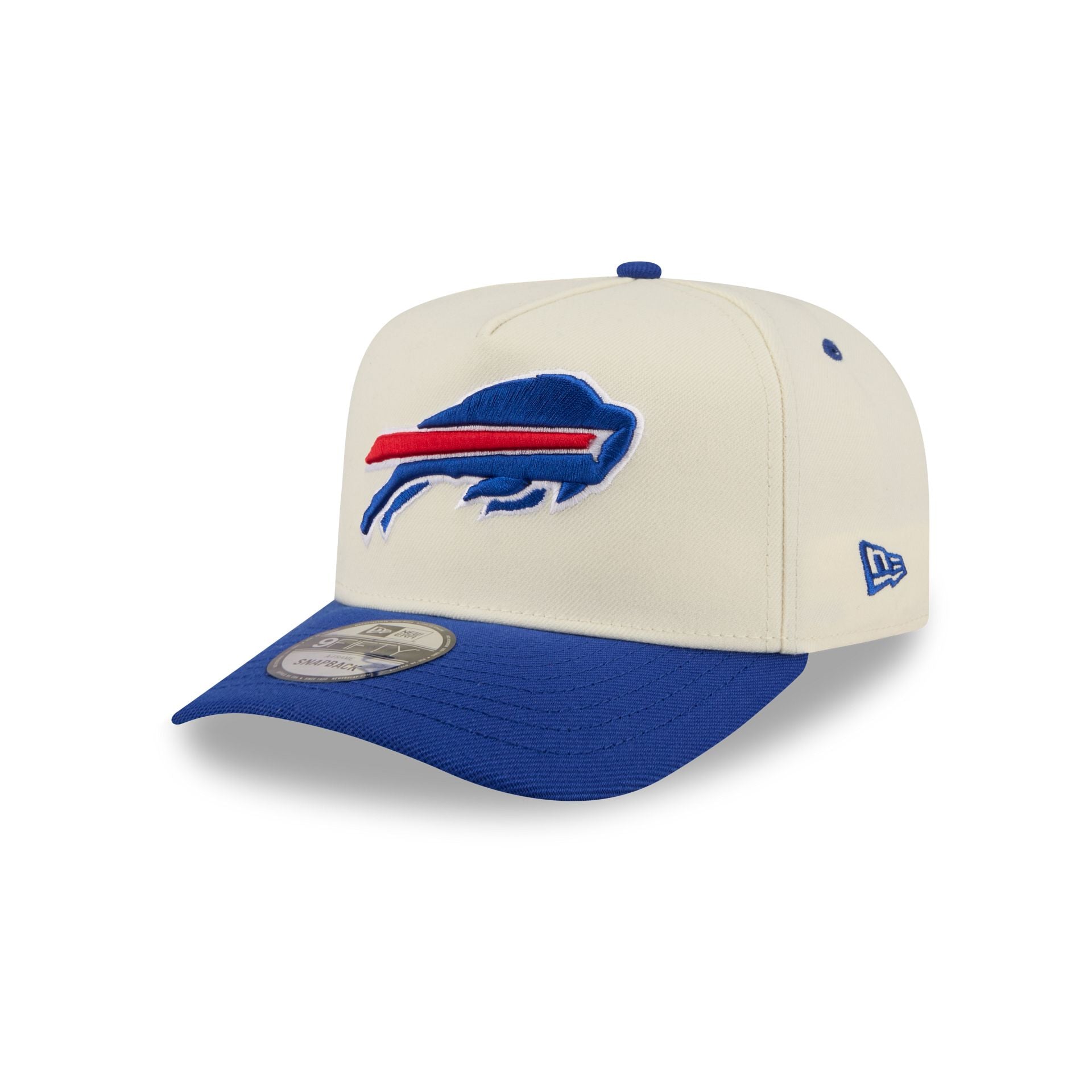 Buffalo Bills Statement Back Chrome White 9FIFTY A-Frame Snapback Hat