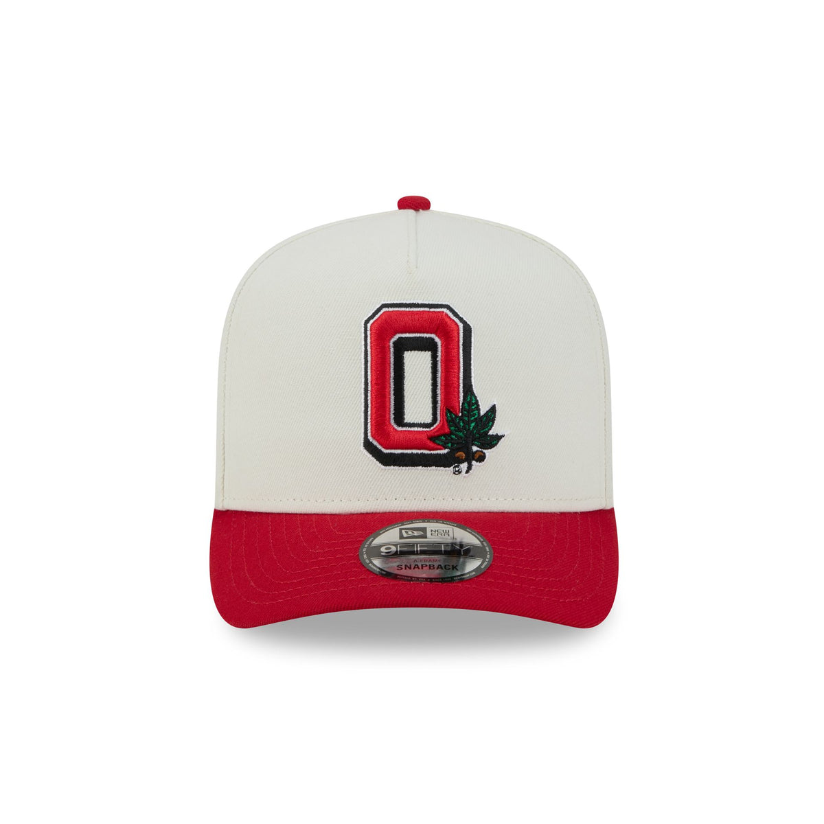 Ohio State Buckeyes Statement Back Chrome White 9FIFTY A-Frame Snapback Hat