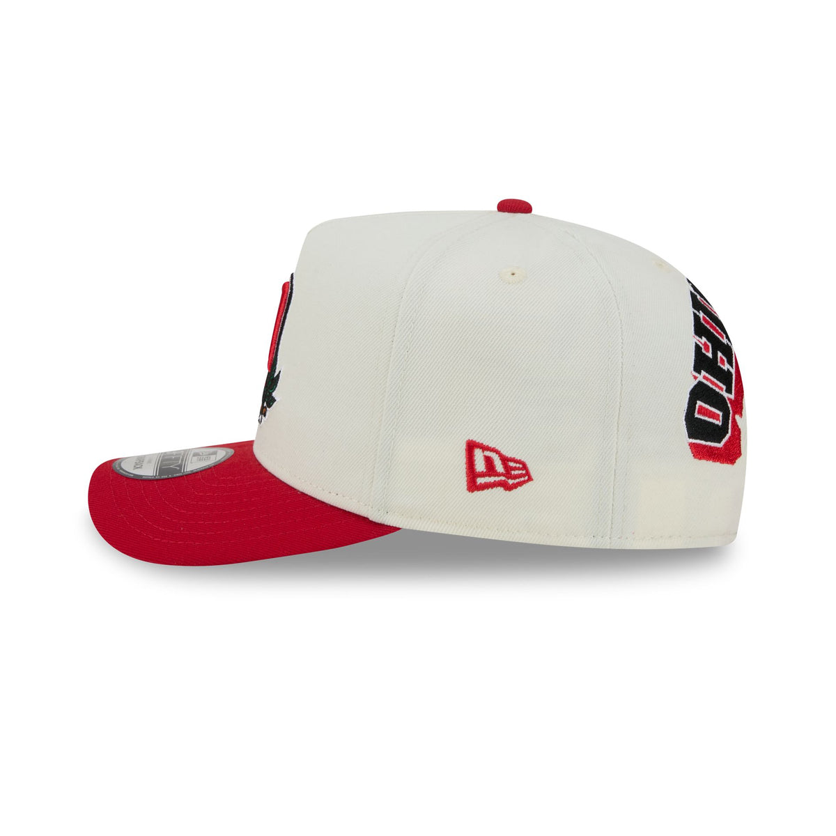 Ohio State Buckeyes Statement Back Chrome White 9FIFTY A-Frame Snapback Hat