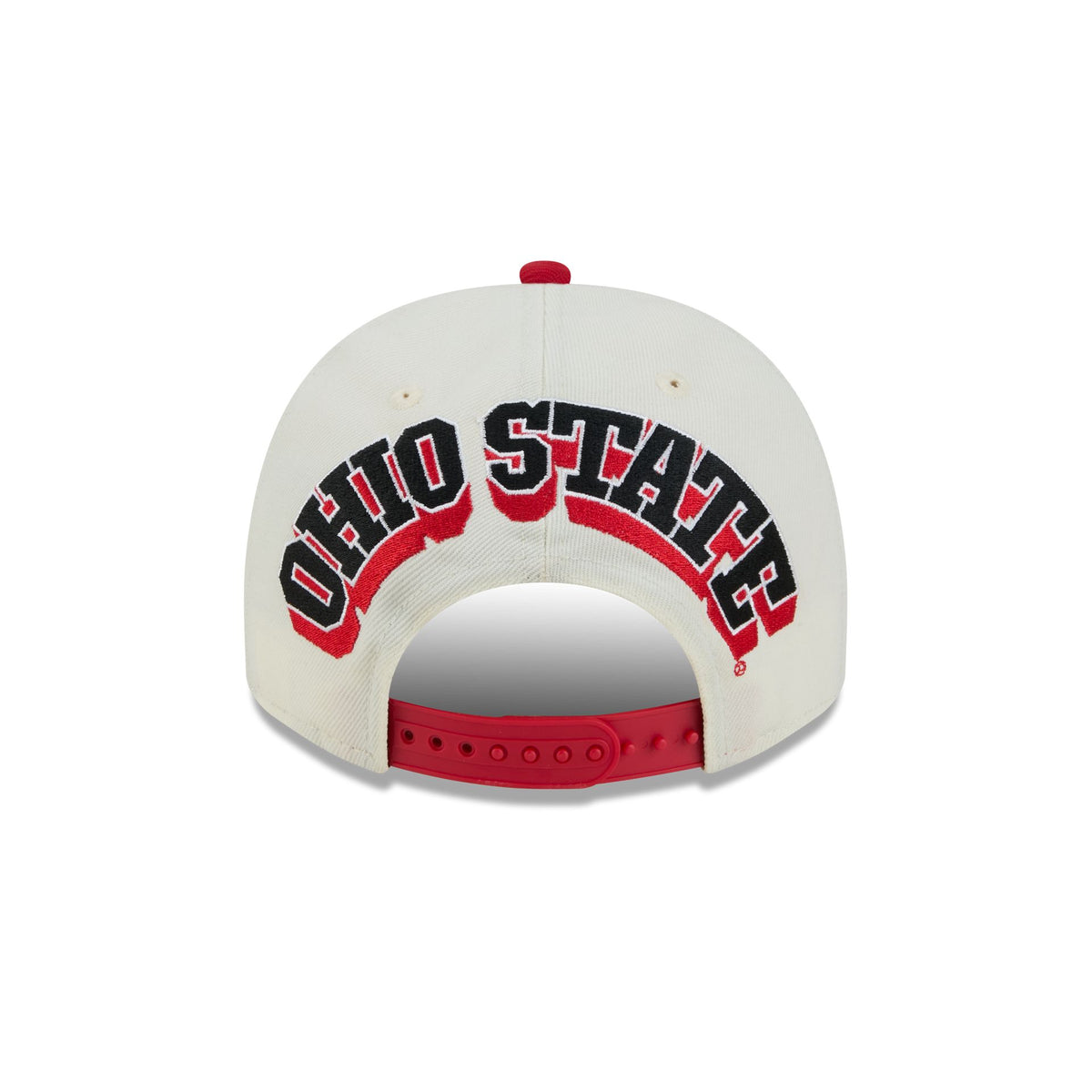 Ohio State Buckeyes Statement Back Chrome White 9FIFTY A-Frame Snapback Hat