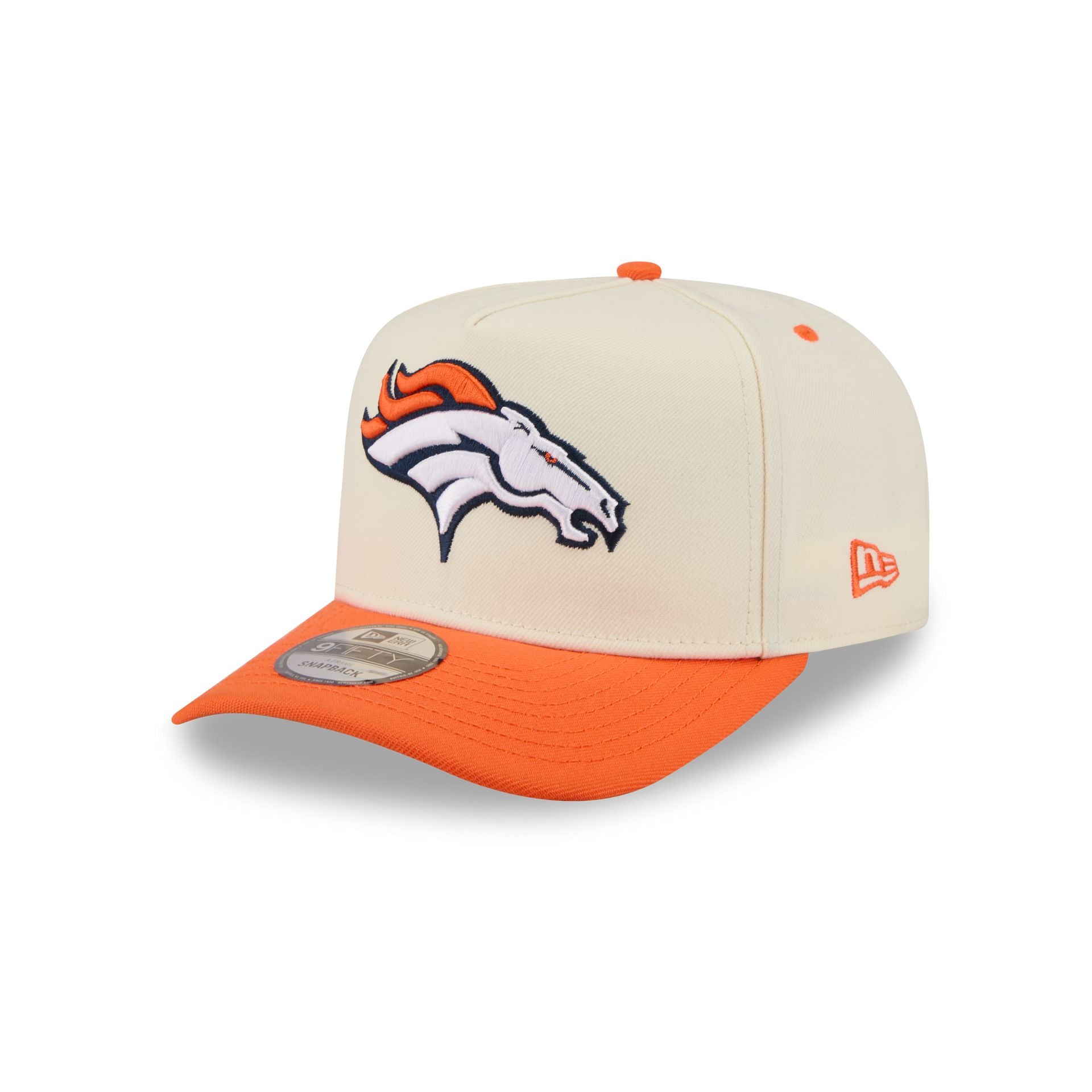 Denver Broncos Statement Back Chrome White 9FIFTY A-Frame Snapback Hat