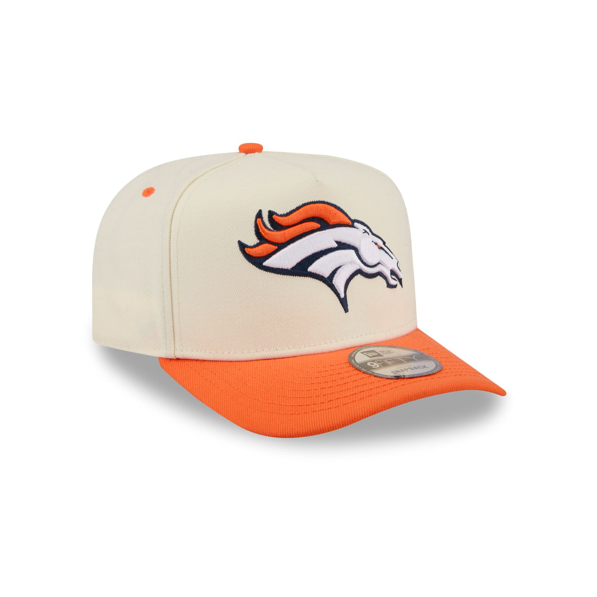 Denver Broncos Statement Back Chrome White 9FIFTY A-Frame Snapback Hat