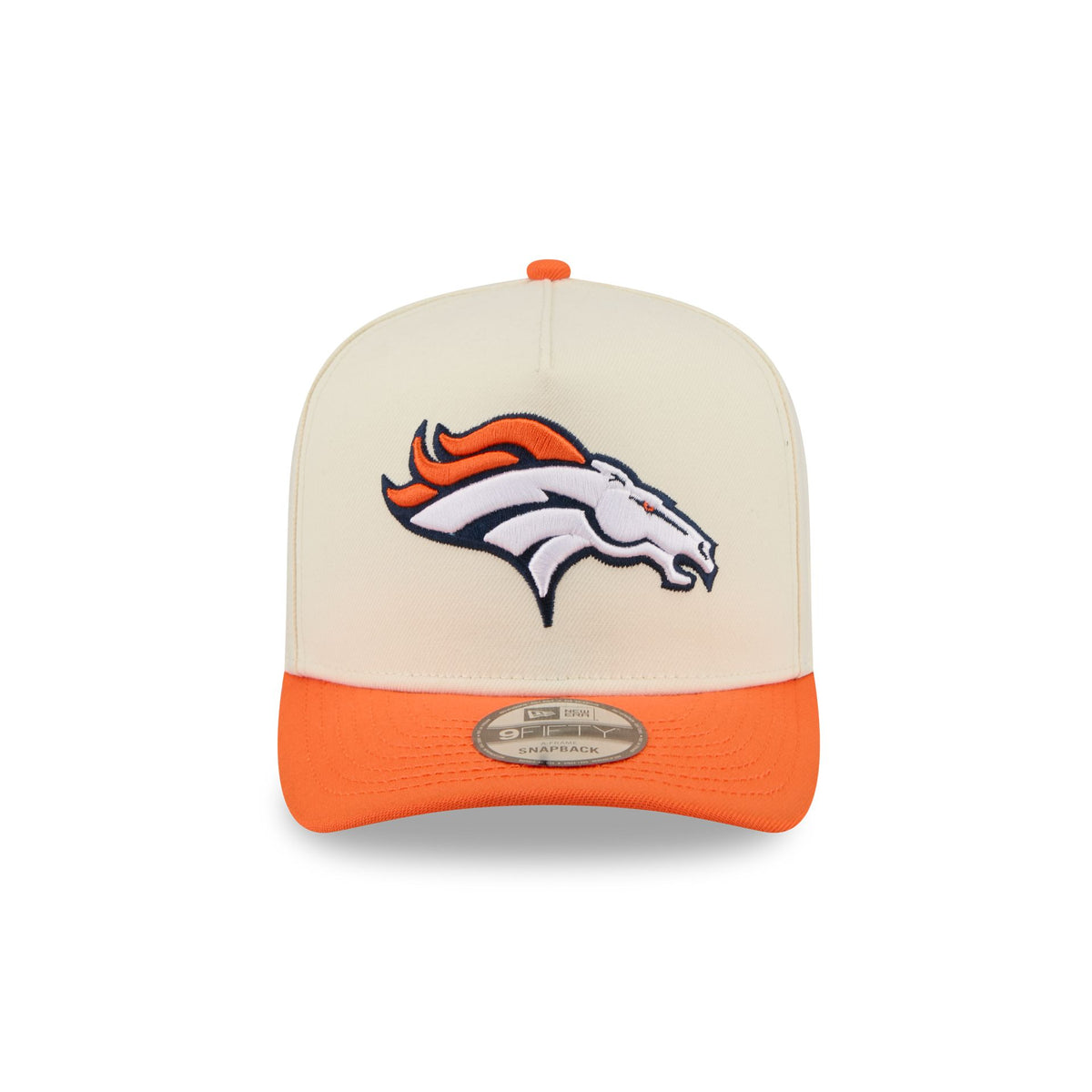 Denver Broncos Statement Back Chrome White 9FIFTY A-Frame Snapback Hat