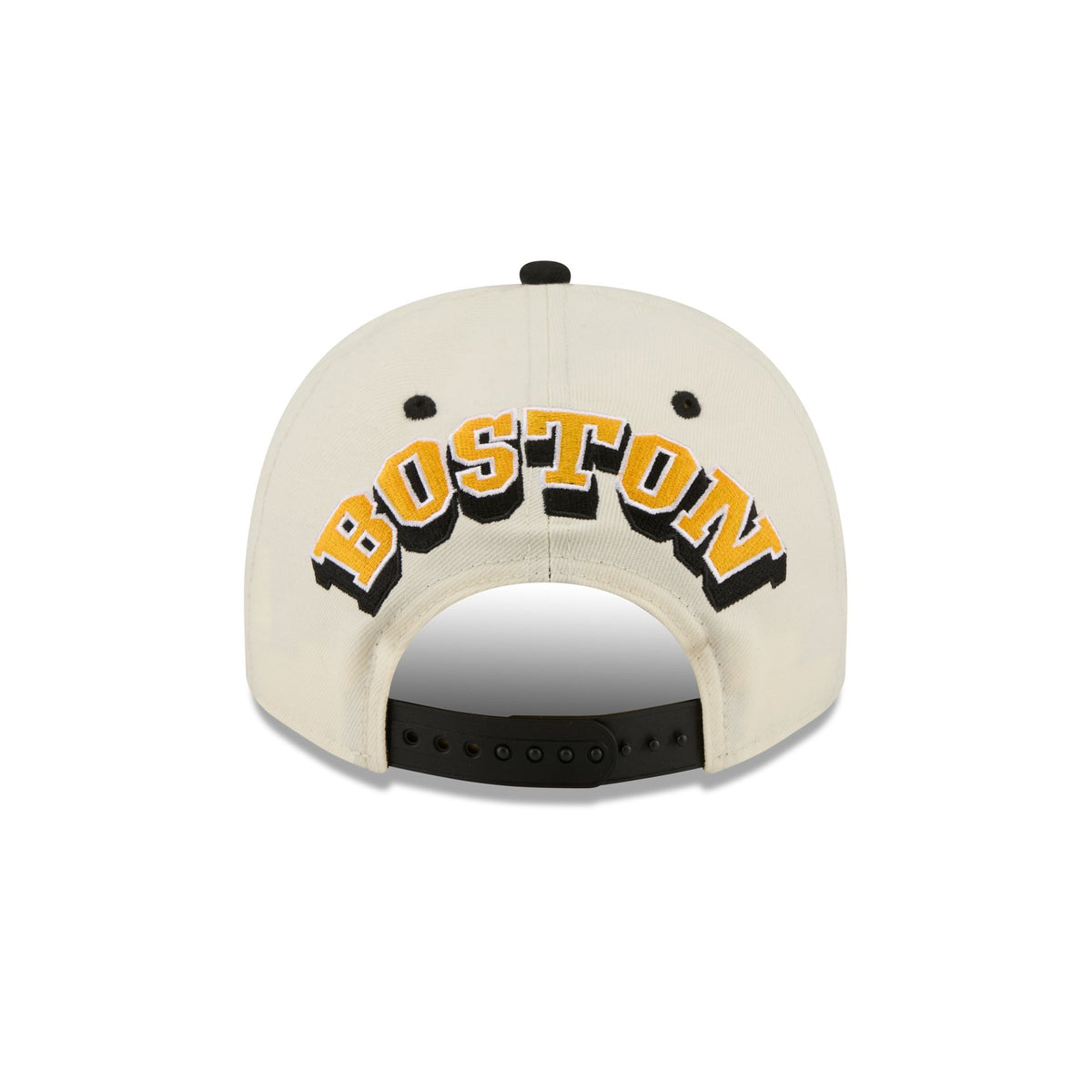Boston Bruins Statement Back Chrome White 9FIFTY A-Frame Snapback Hat