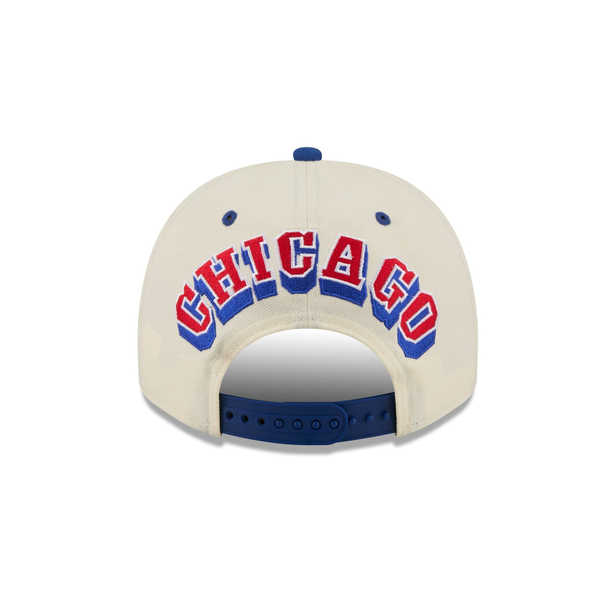 Chicago Cubs Statement Back Chrome White 9FIFTY A-Frame Snapback Hat