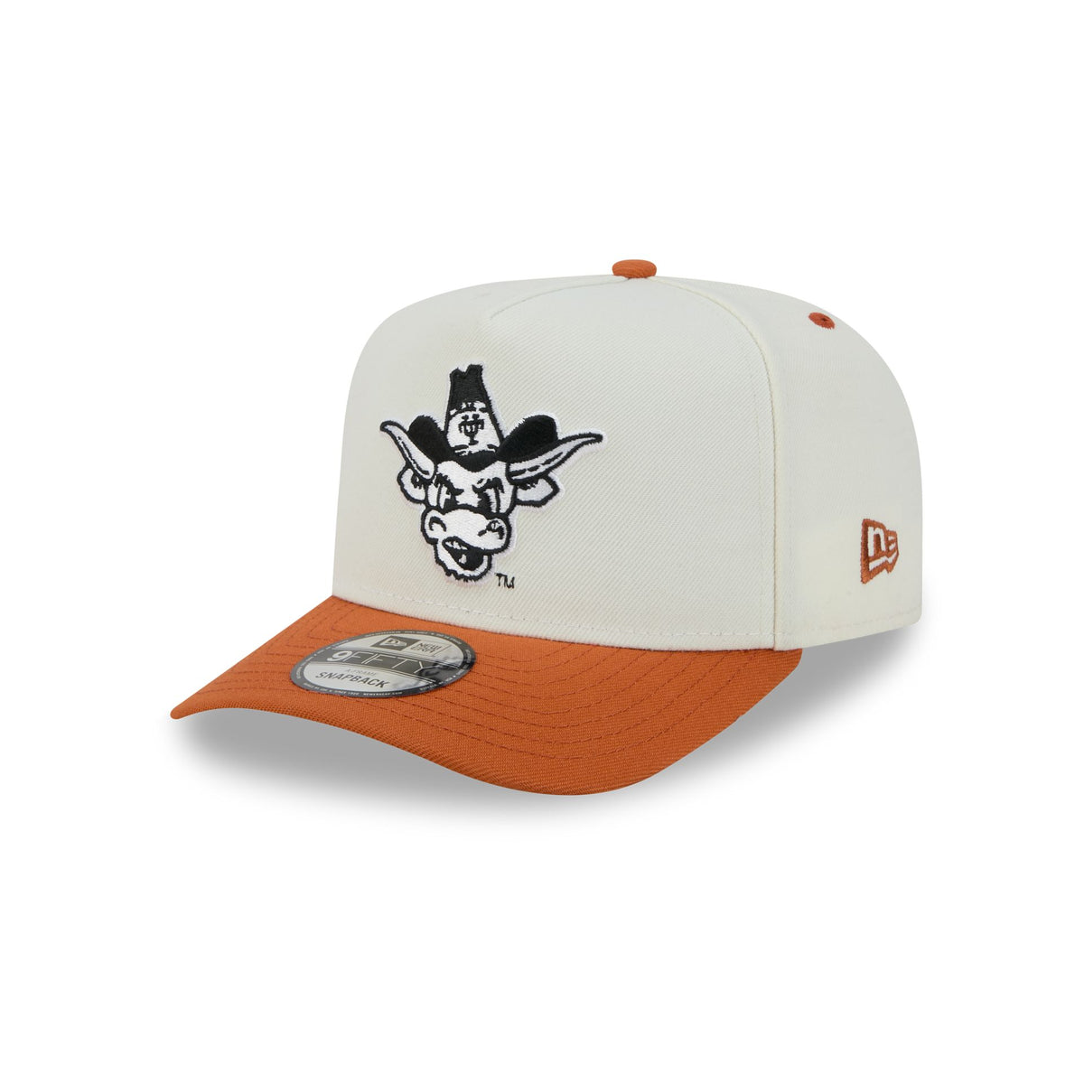 Texas Longhorns Statement Back Chrome White 9FIFTY A-Frame Snapback Hat