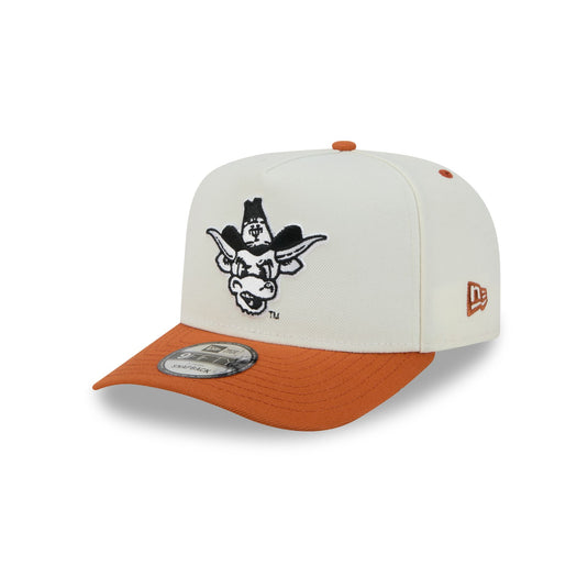 Texas Longhorns Statement Back Chrome White 9FIFTY A-Frame Snapback Hat