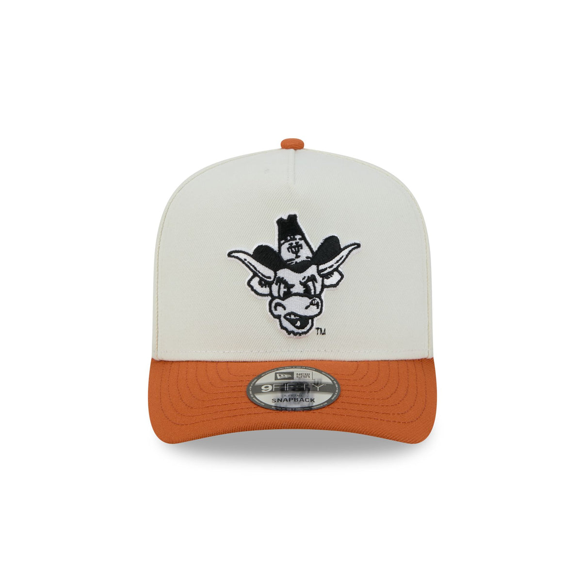 Texas Longhorns Statement Back Chrome White 9FIFTY A-Frame Snapback Hat