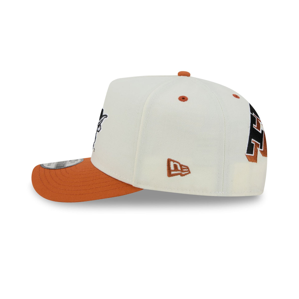 Texas Longhorns Statement Back Chrome White 9FIFTY A-Frame Snapback Hat