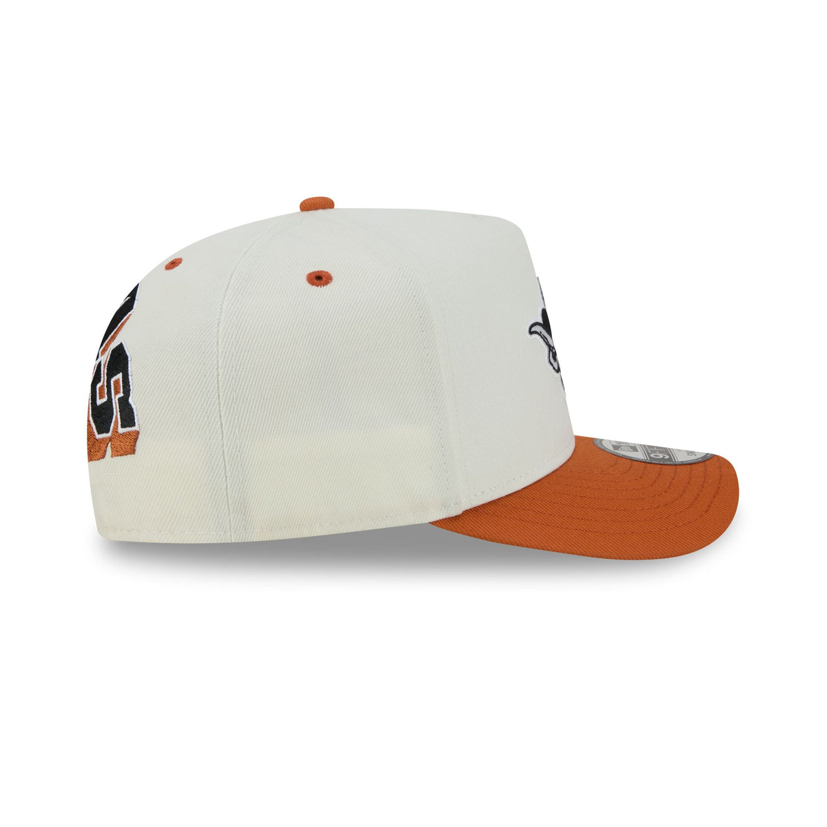 Texas Longhorns Statement Back Chrome White 9FIFTY A-Frame Snapback Hat