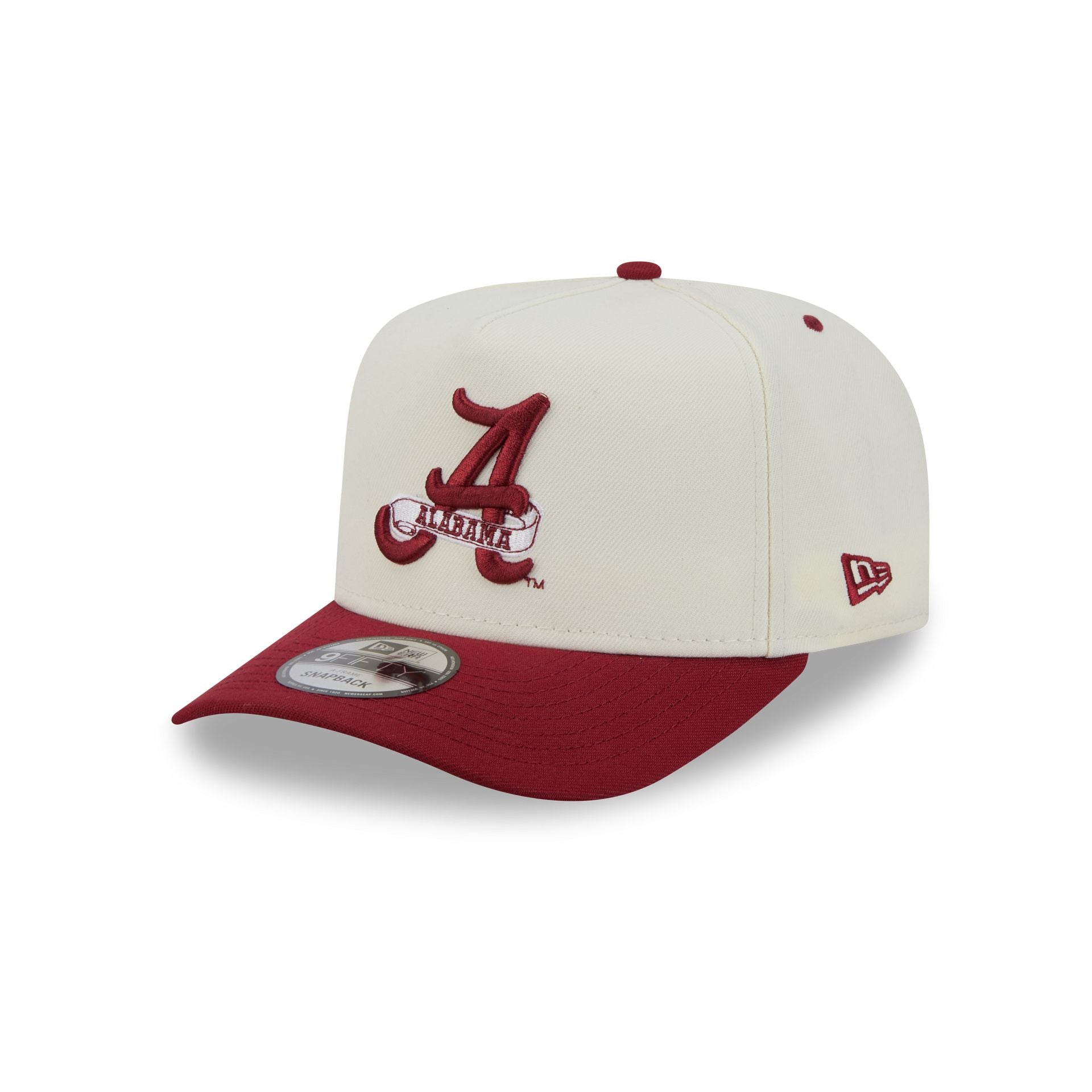 Alabama Crimson Tide Statement Back Chrome White 9FIFTY A-Frame Snapback Hat