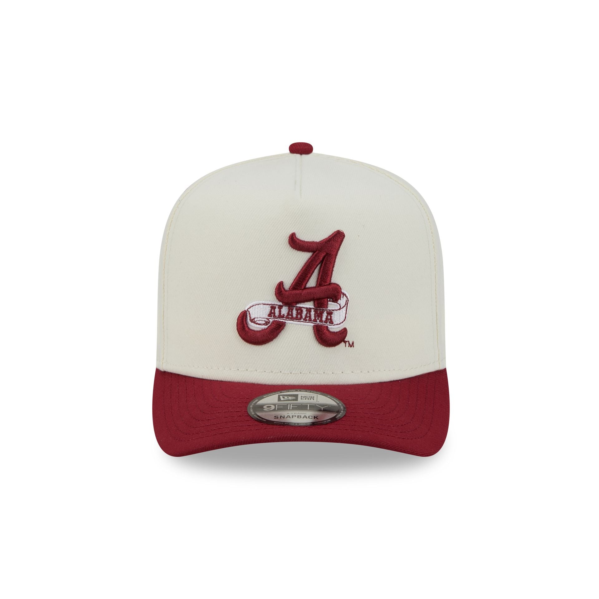 Alabama Crimson Tide Statement Back Chrome White 9FIFTY A-Frame Snapback Hat