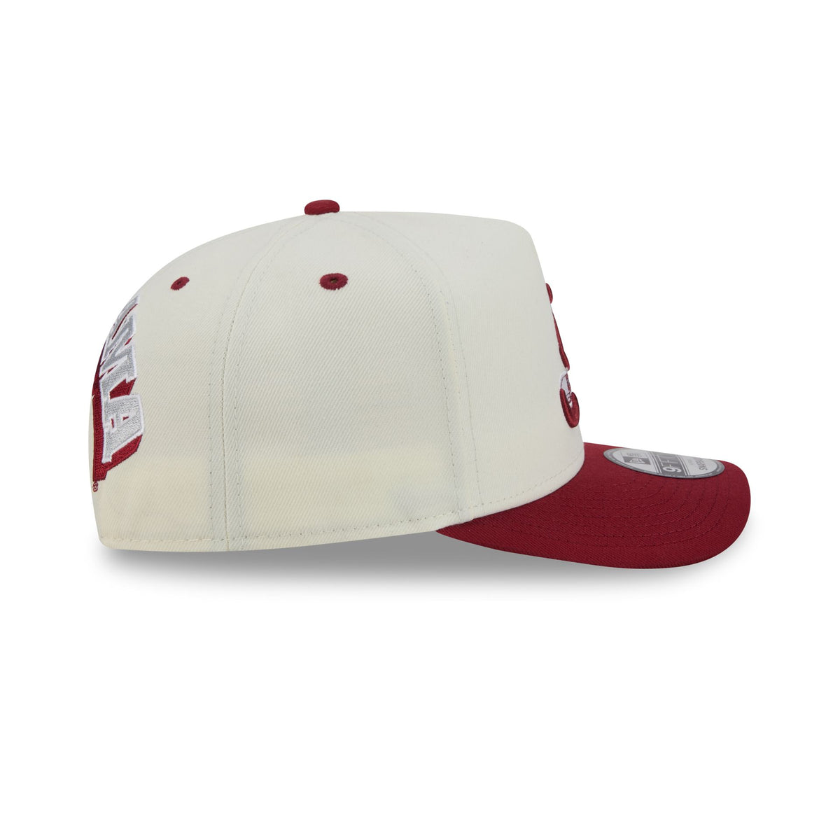 Alabama Crimson Tide Statement Back Chrome White 9FIFTY A-Frame Snapback Hat