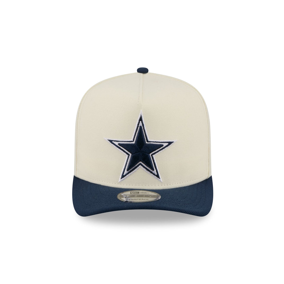 Dallas Cowboys Statement Back Chrome White 9FIFTY A-Frame Snapback Hat