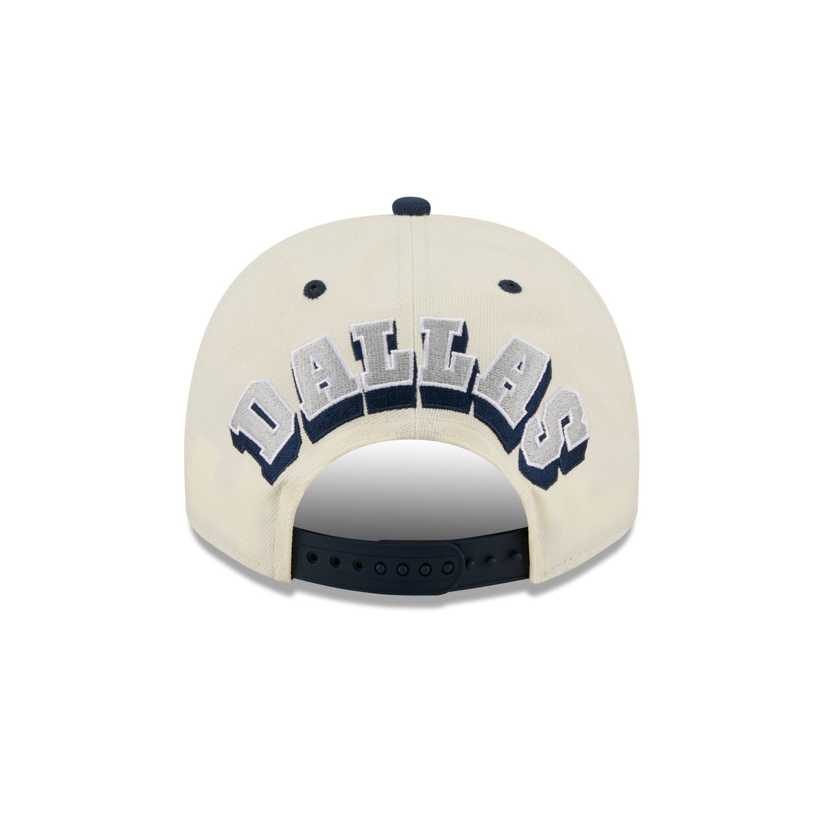 Dallas Cowboys Statement Back Chrome White 9FIFTY A-Frame Snapback Hat