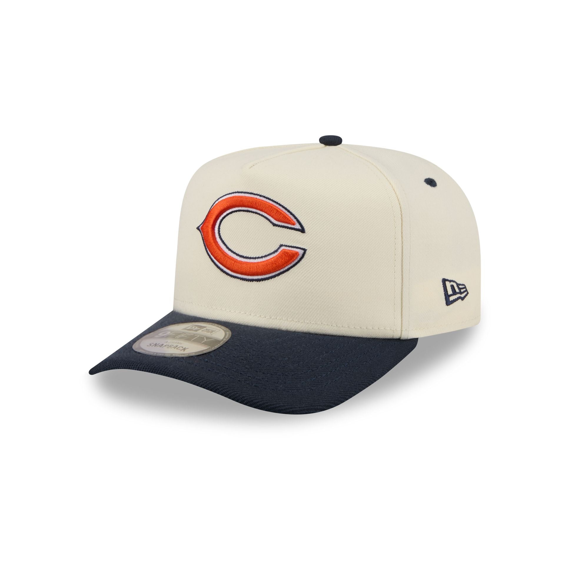 Chicago Bears Statement Back Chrome White 9FIFTY A-Frame Snapback Hat