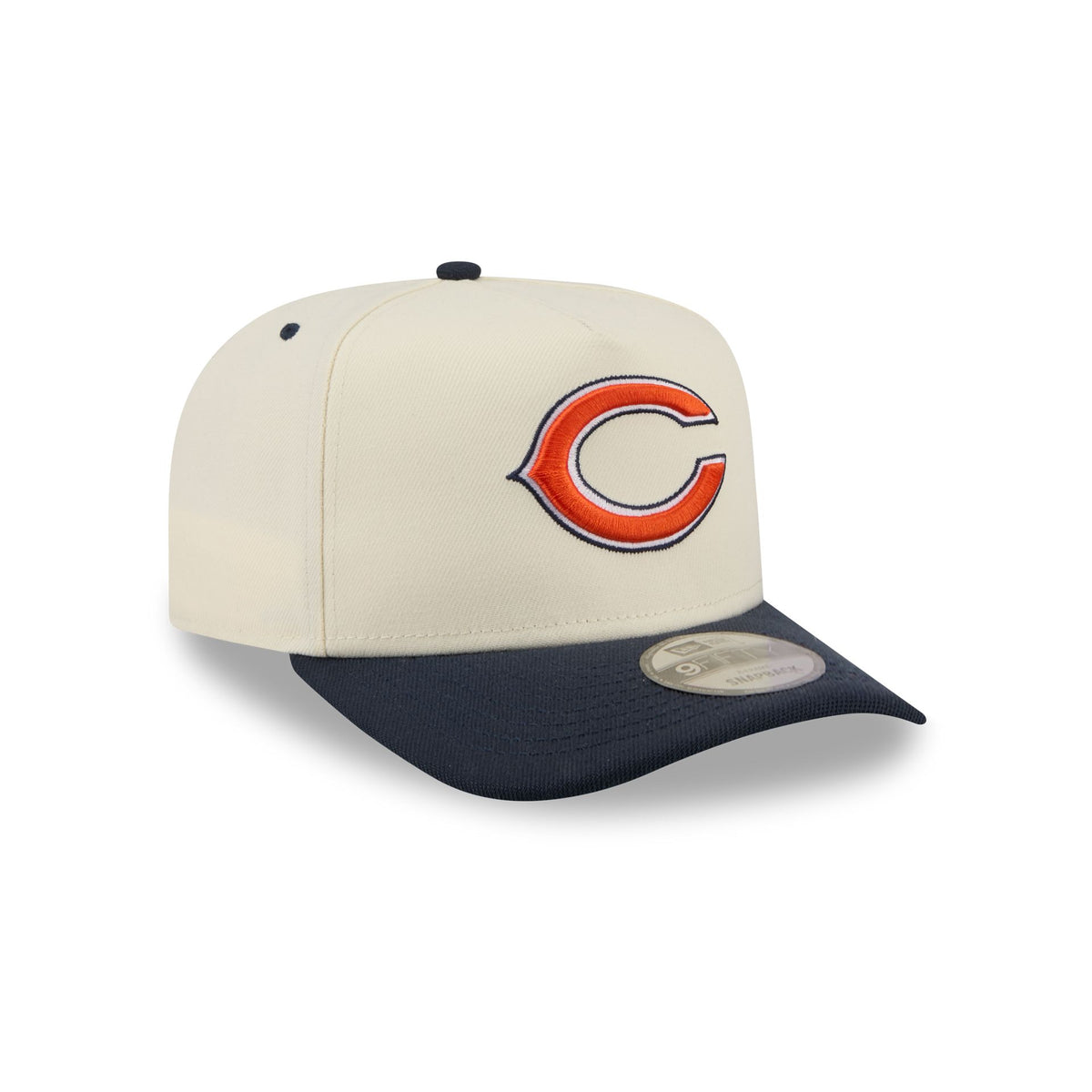 Chicago Bears Statement Back Chrome White 9FIFTY A-Frame Snapback Hat