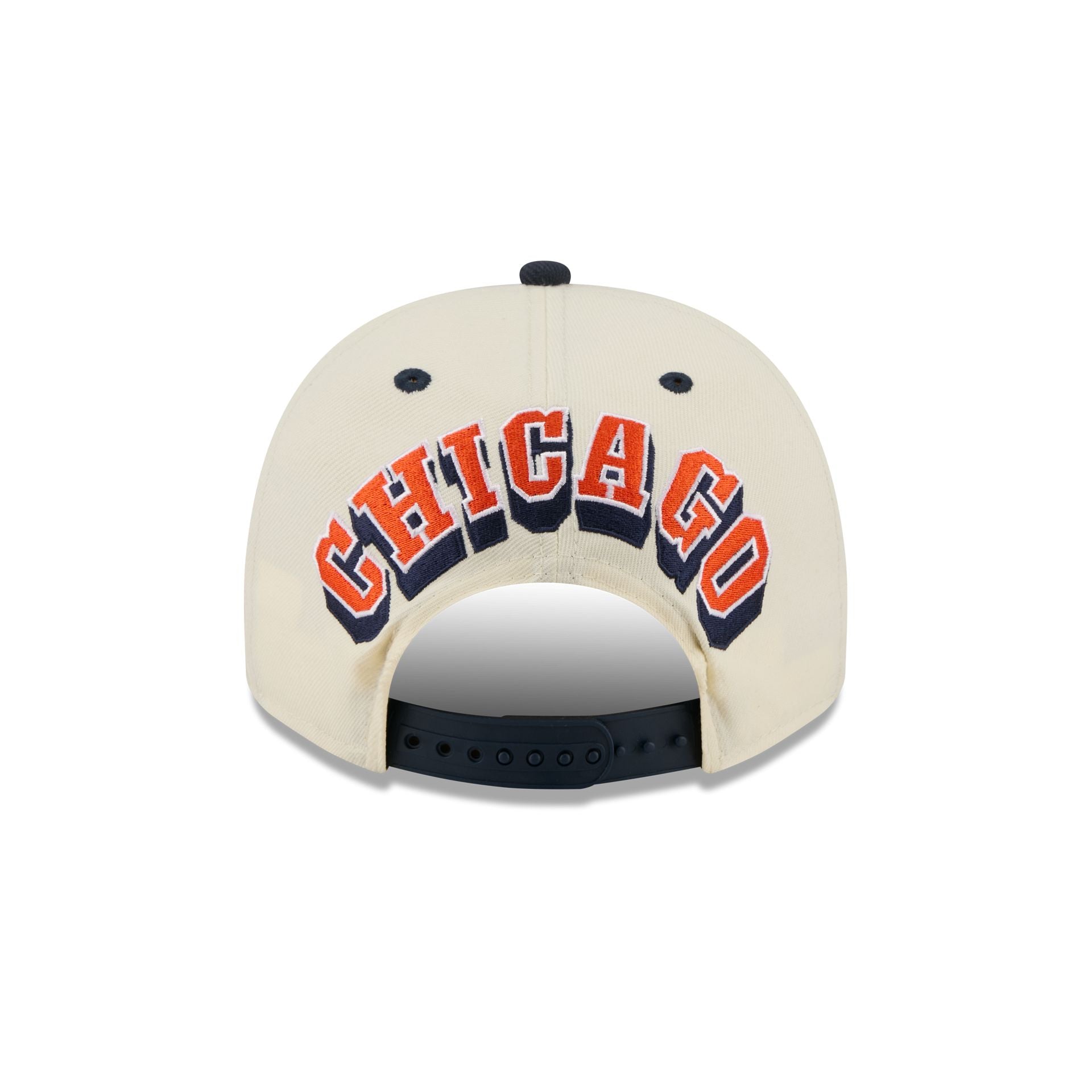 Chicago Bears Statement Back Chrome White 9FIFTY A-Frame Snapback Hat