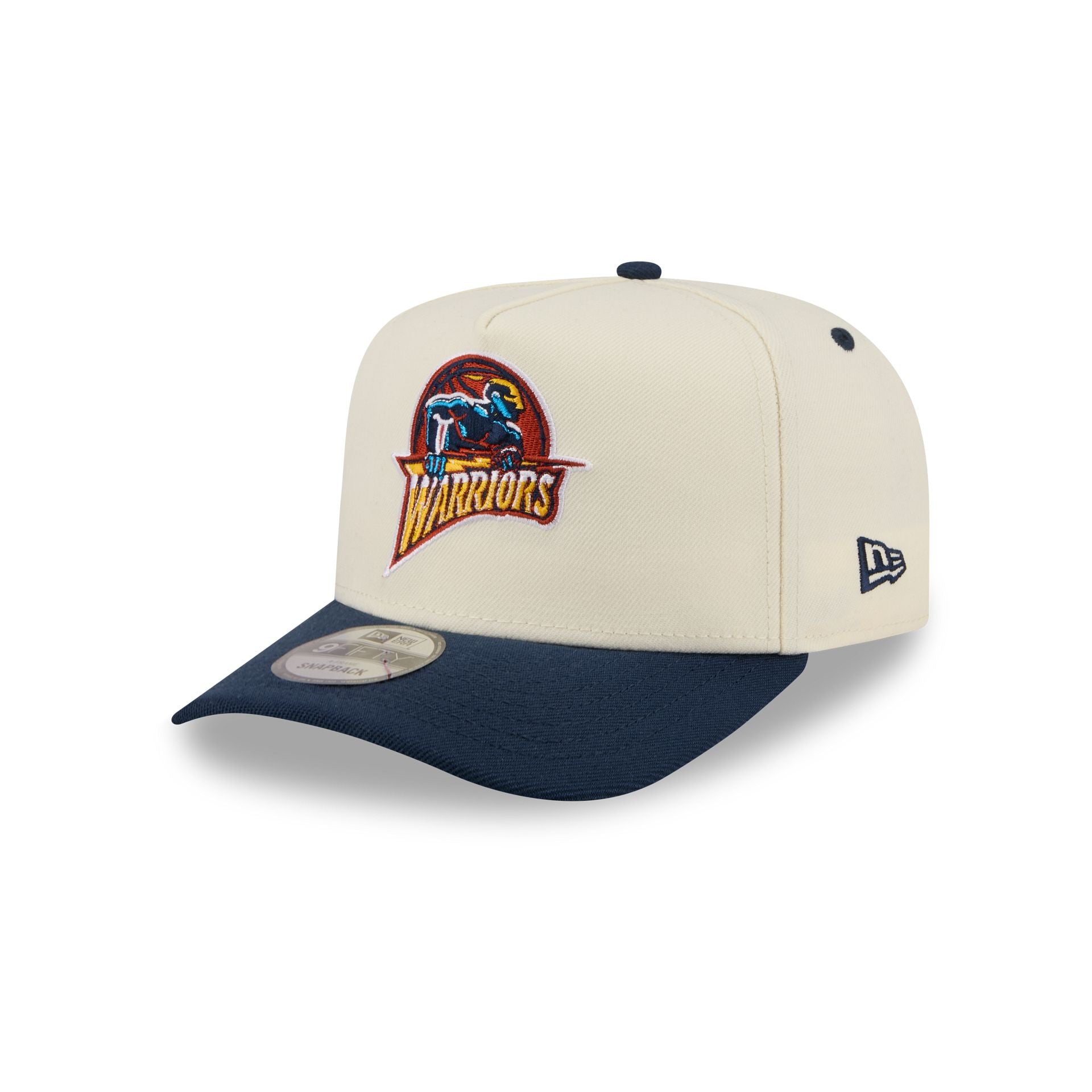 Golden State Warriors Statement Back Chrome White 9FIFTY A-Frame Snapback Hat