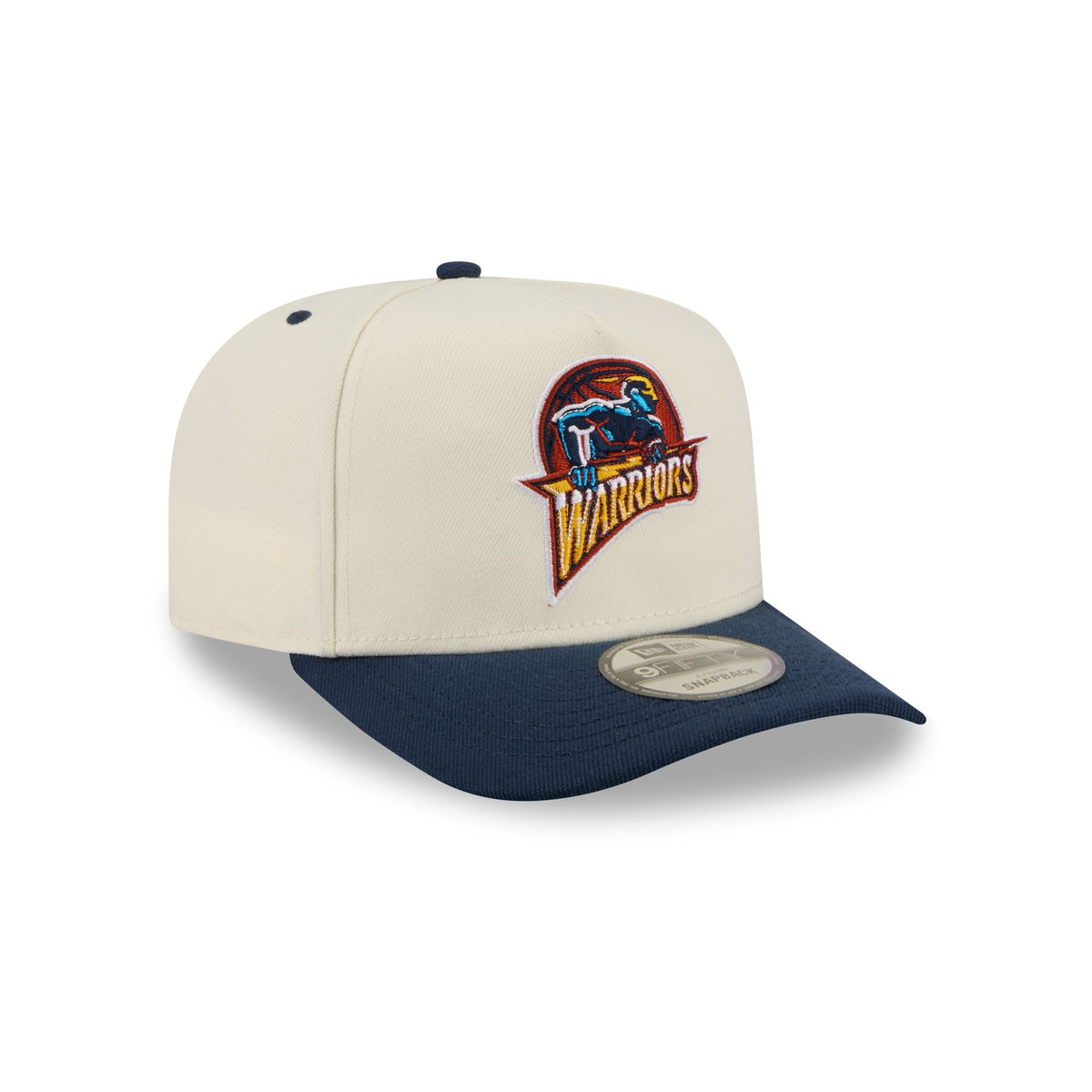 Golden State Warriors Statement Back Chrome White 9FIFTY A-Frame Snapback Hat