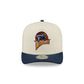 Golden State Warriors Statement Back Chrome White 9FIFTY A-Frame Snapback Hat