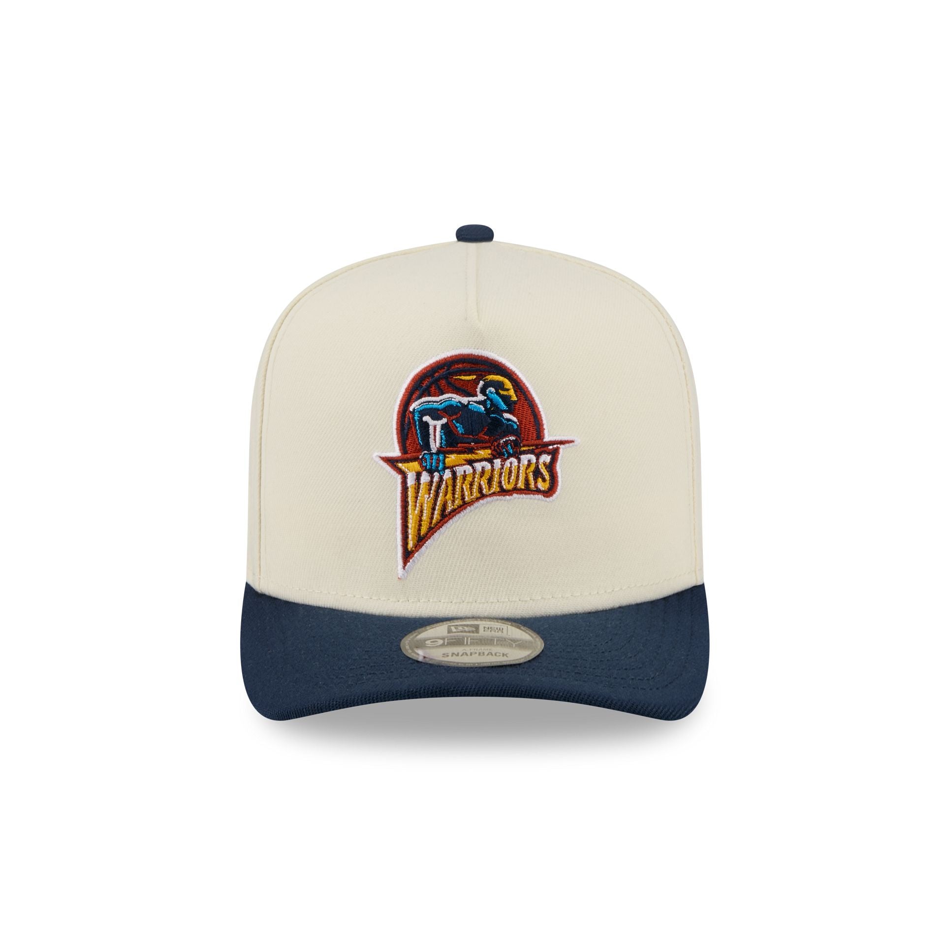 Golden State Warriors Statement Back Chrome White 9FIFTY A-Frame Snapback Hat