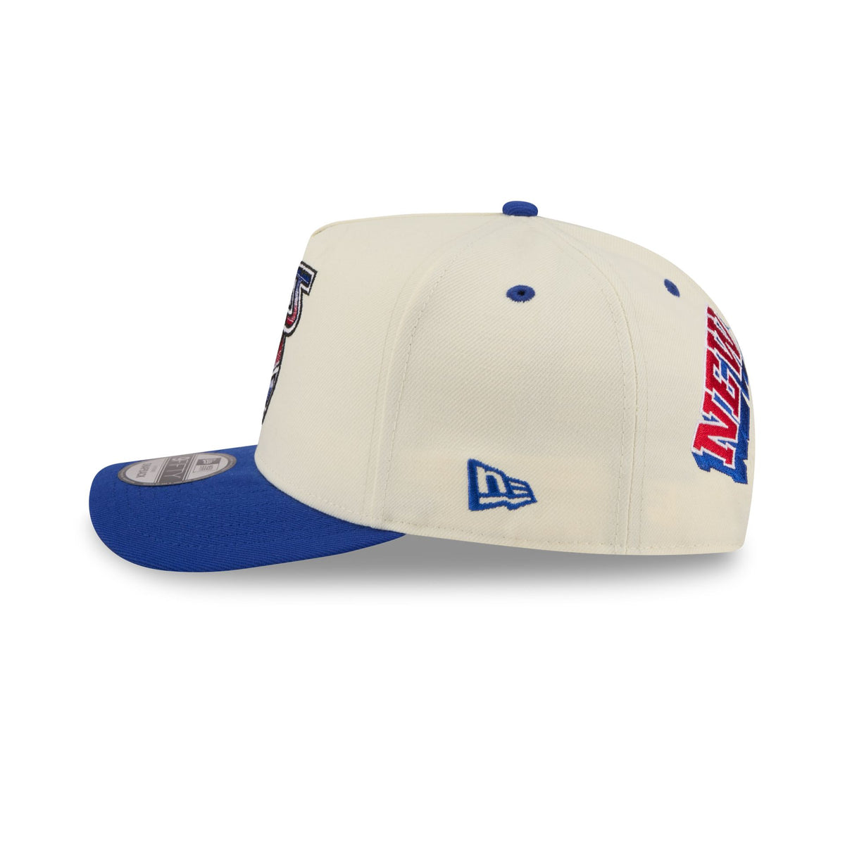 New Jersey Nets Statement Back Chrome White 9FIFTY A-Frame Snapback Hat