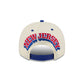 New Jersey Nets Statement Back Chrome White 9FIFTY A-Frame Snapback Hat