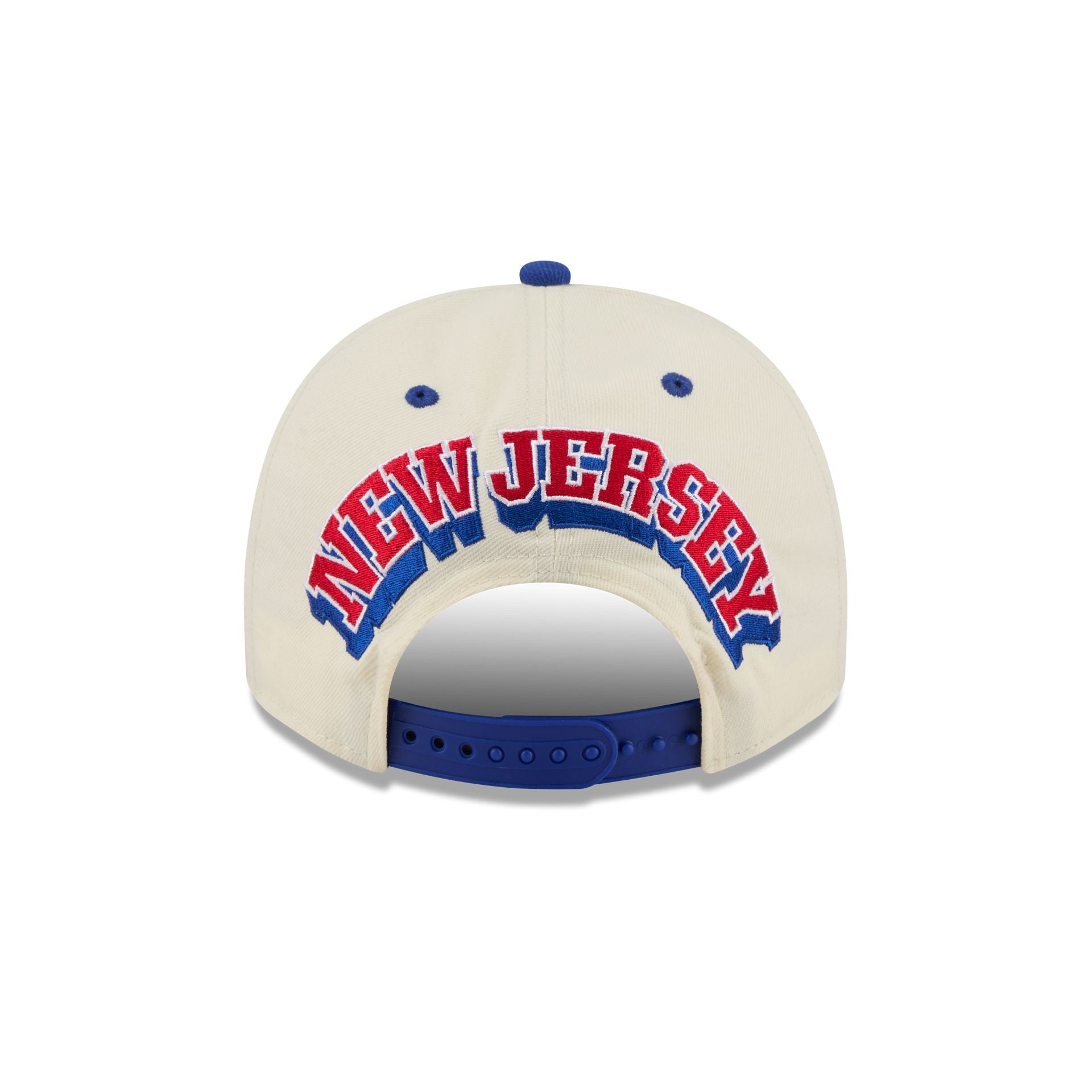 New Jersey Nets Statement Back Chrome White 9FIFTY A-Frame Snapback Hat