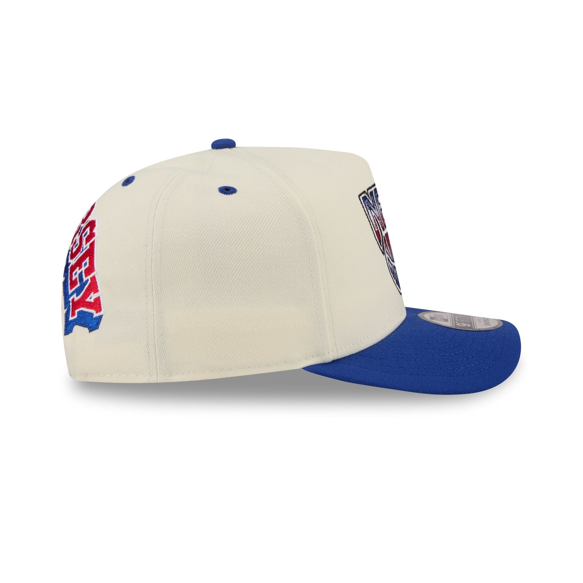 New Jersey Nets Statement Back Chrome White 9FIFTY A-Frame Snapback Hat