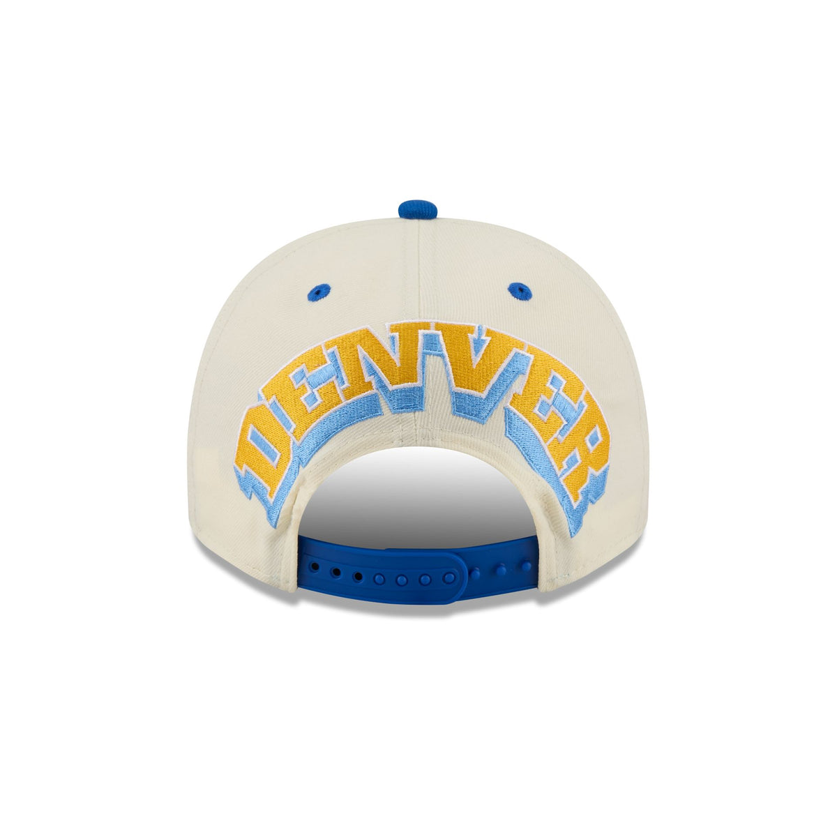 Denver Nuggets Statement Back Chrome White 9FIFTY A-Frame Snapback Hat