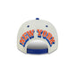 New York Knicks Statement Back Chrome White 9FIFTY A-Frame Snapback Hat