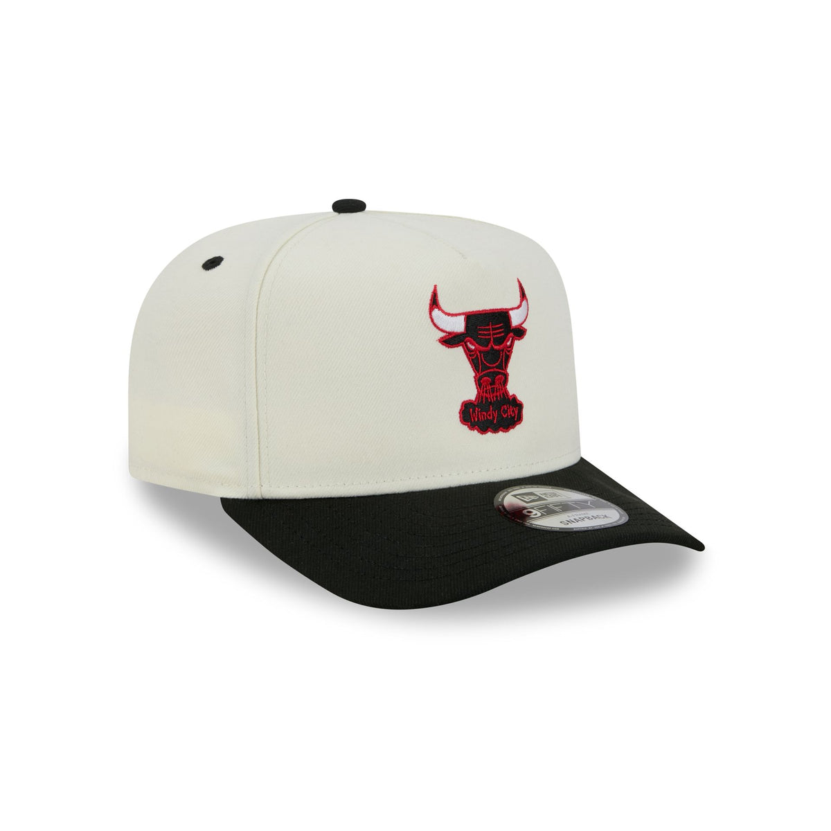 Chicago Bulls Statement Back Chrome White 9FIFTY A-Frame Snapback Hat