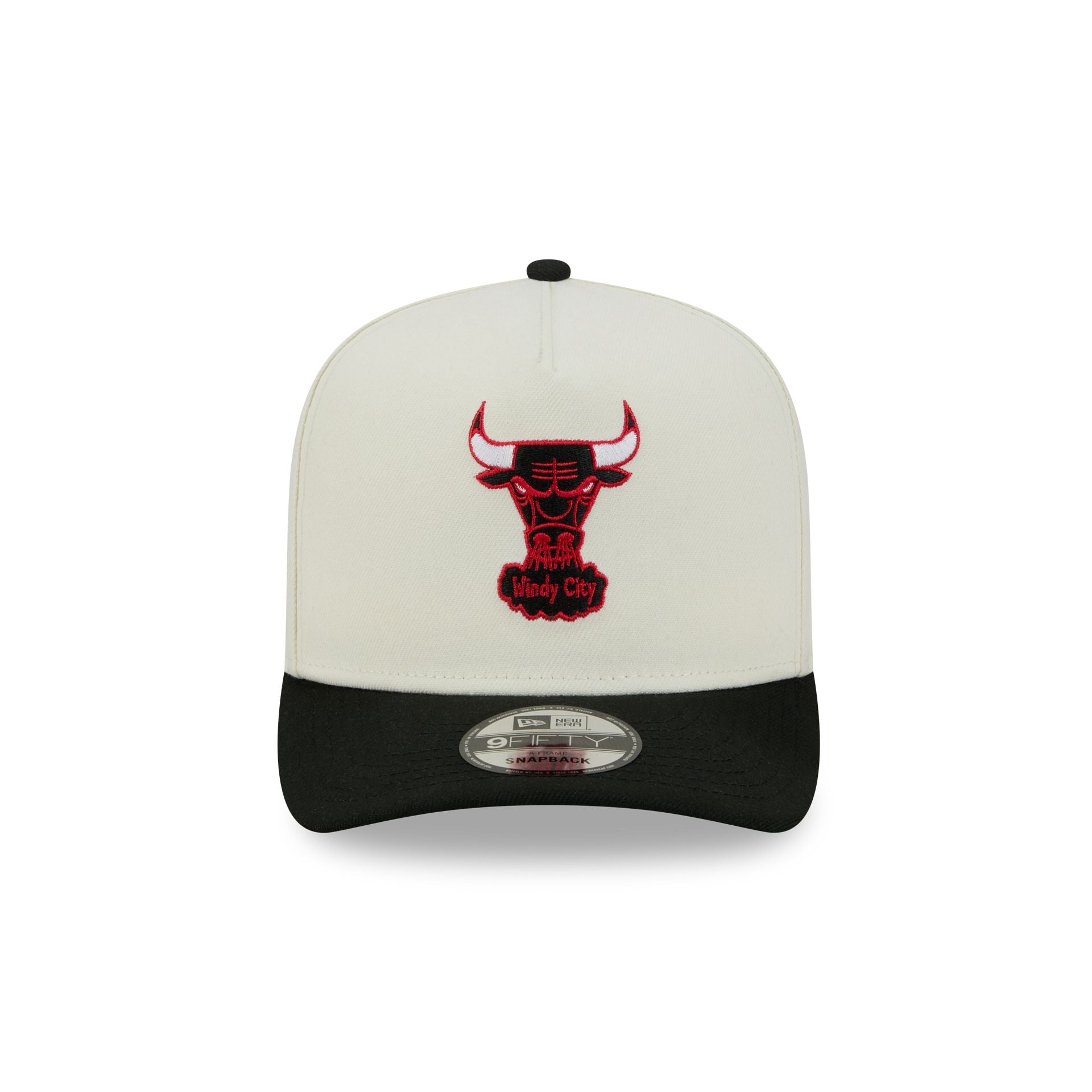 Chicago Bulls Statement Back Chrome White 9FIFTY A-Frame Snapback Hat