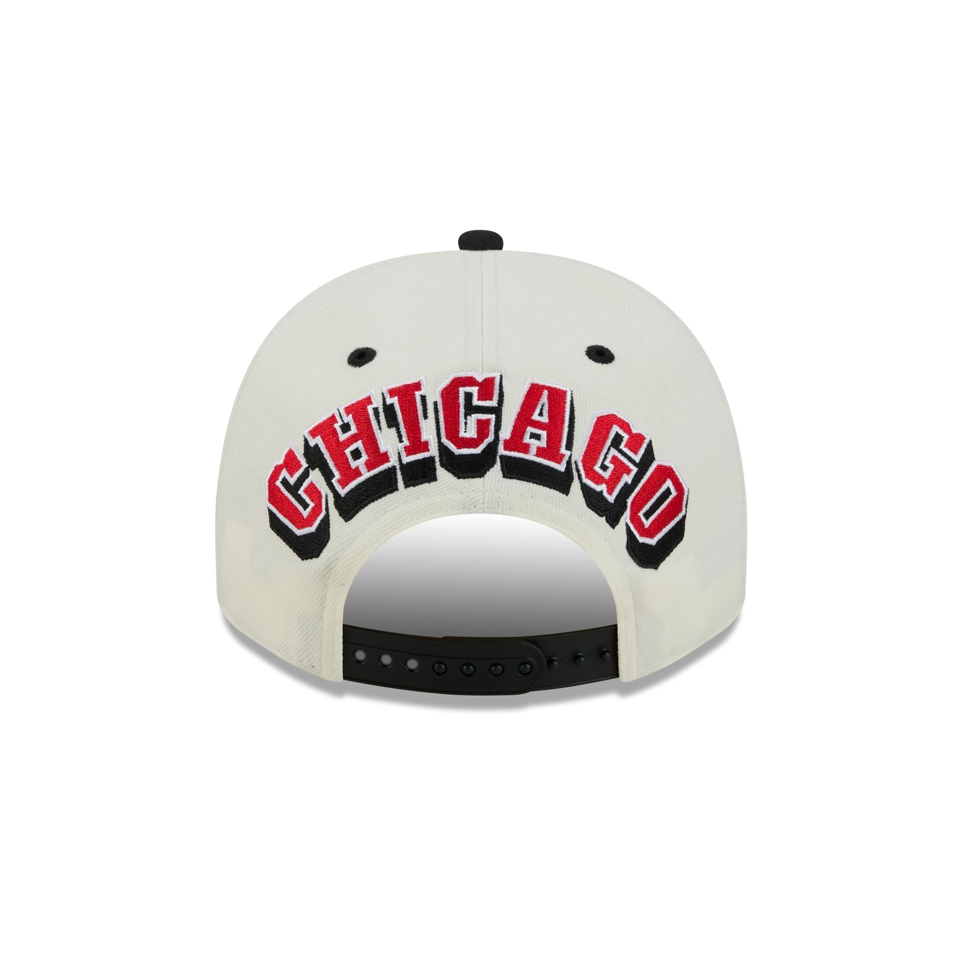Chicago Bulls Statement Back Chrome White 9FIFTY A-Frame Snapback Hat