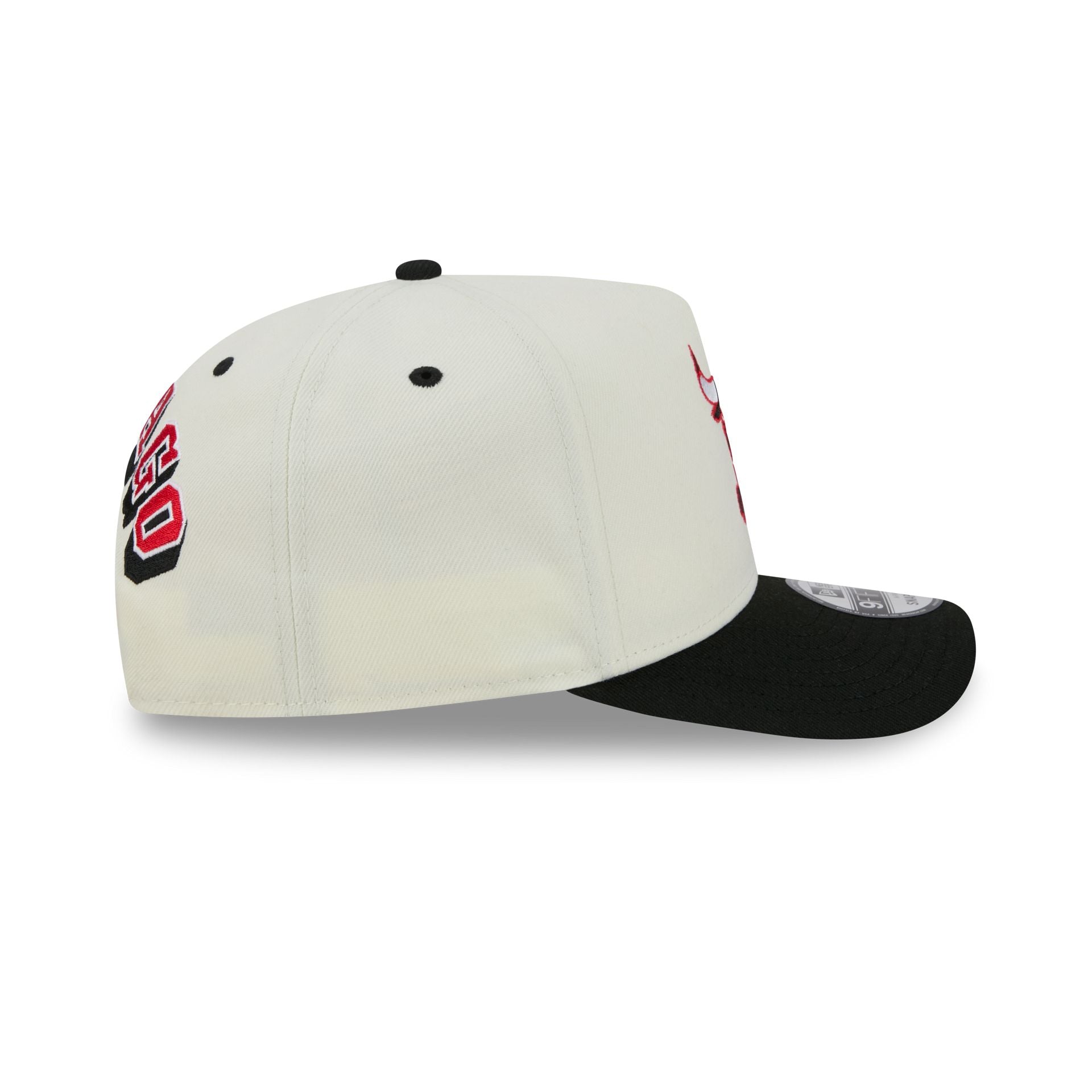 Chicago Bulls Statement Back Chrome White 9FIFTY A-Frame Snapback Hat