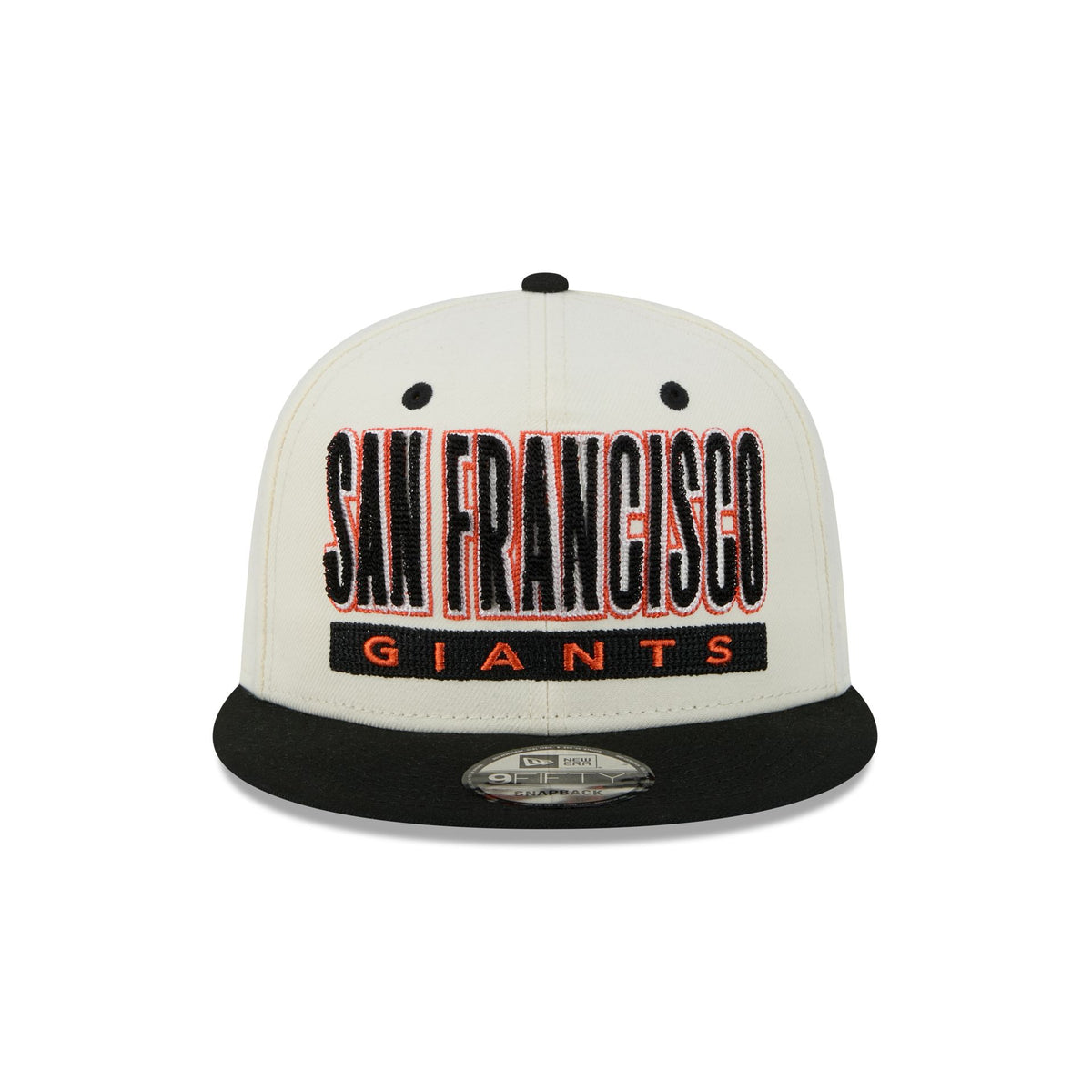 San Francisco Giants Classic Stacked Chrome 9FIFTY Snapback Hat