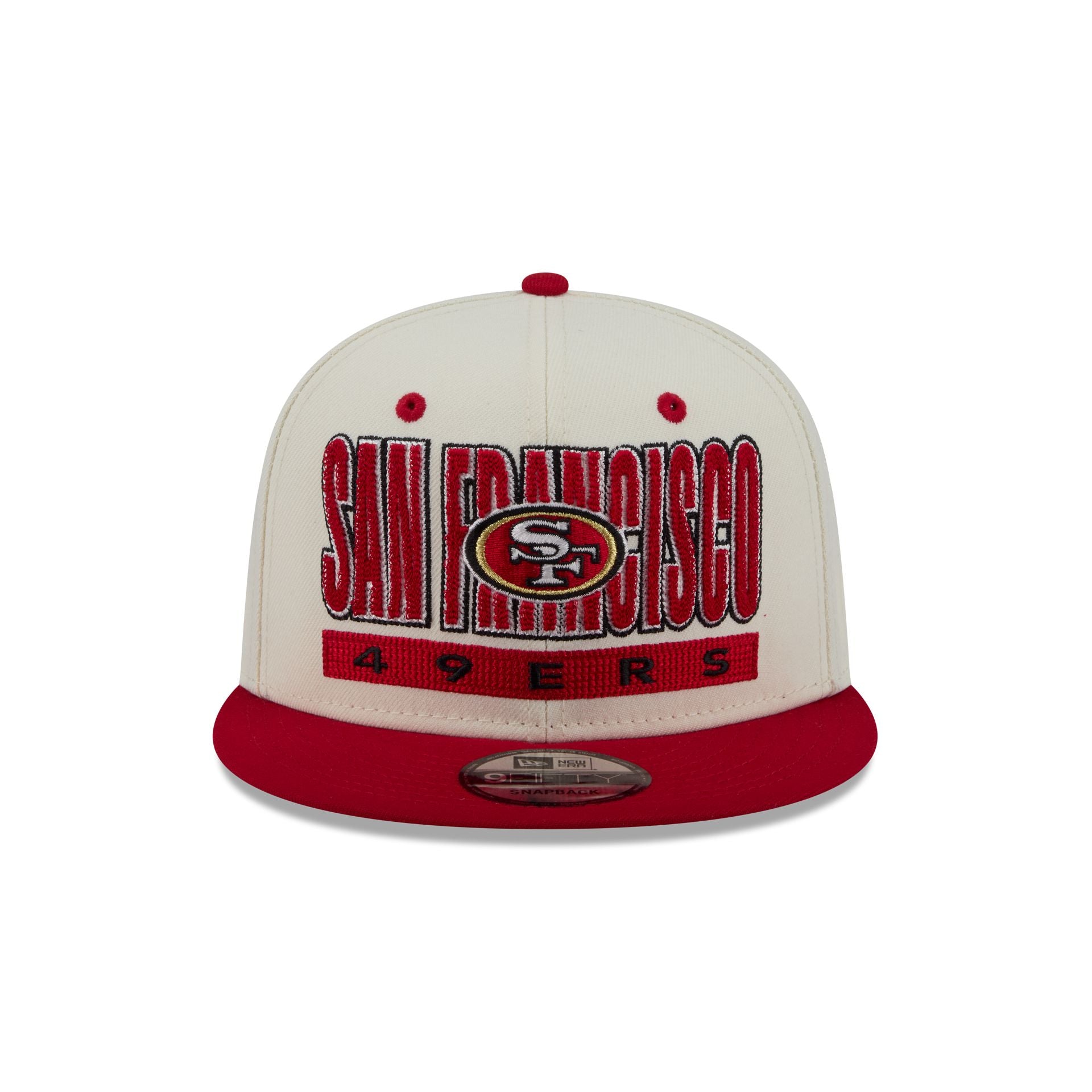 San Francisco 49ers Classic Stacked Chrome 9FIFTY Snapback Hat