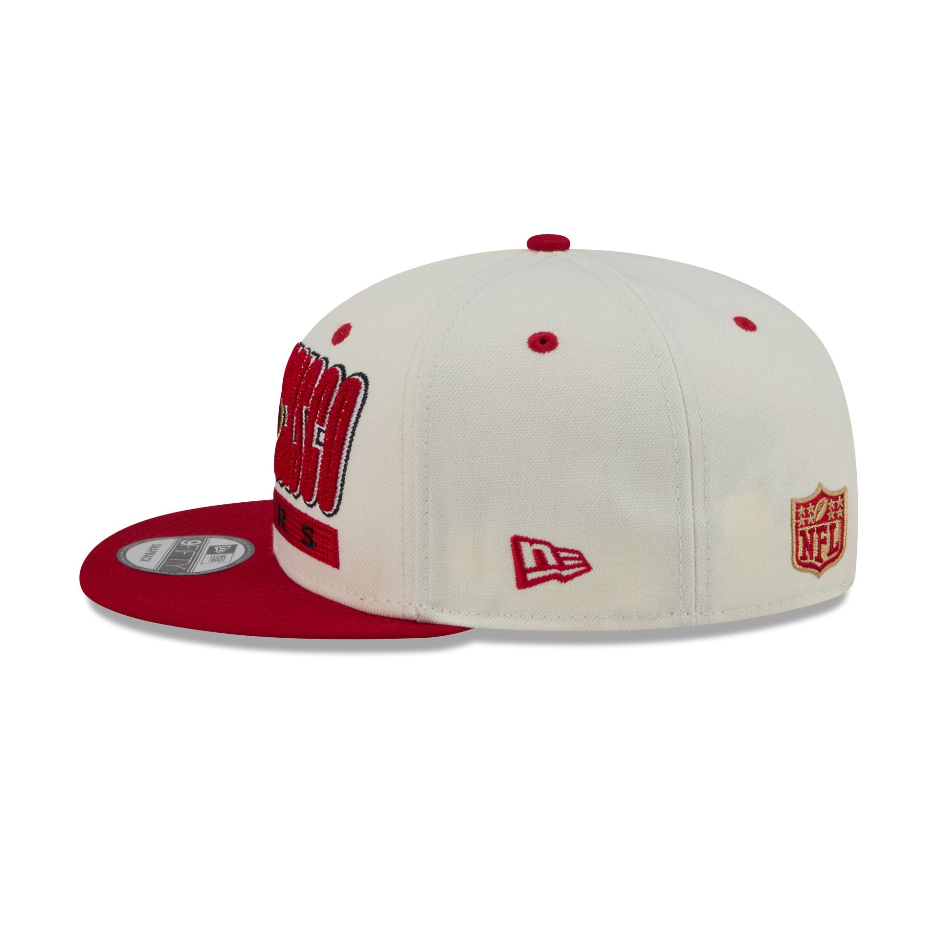 San Francisco 49ers Classic Stacked Chrome 9FIFTY Snapback Hat