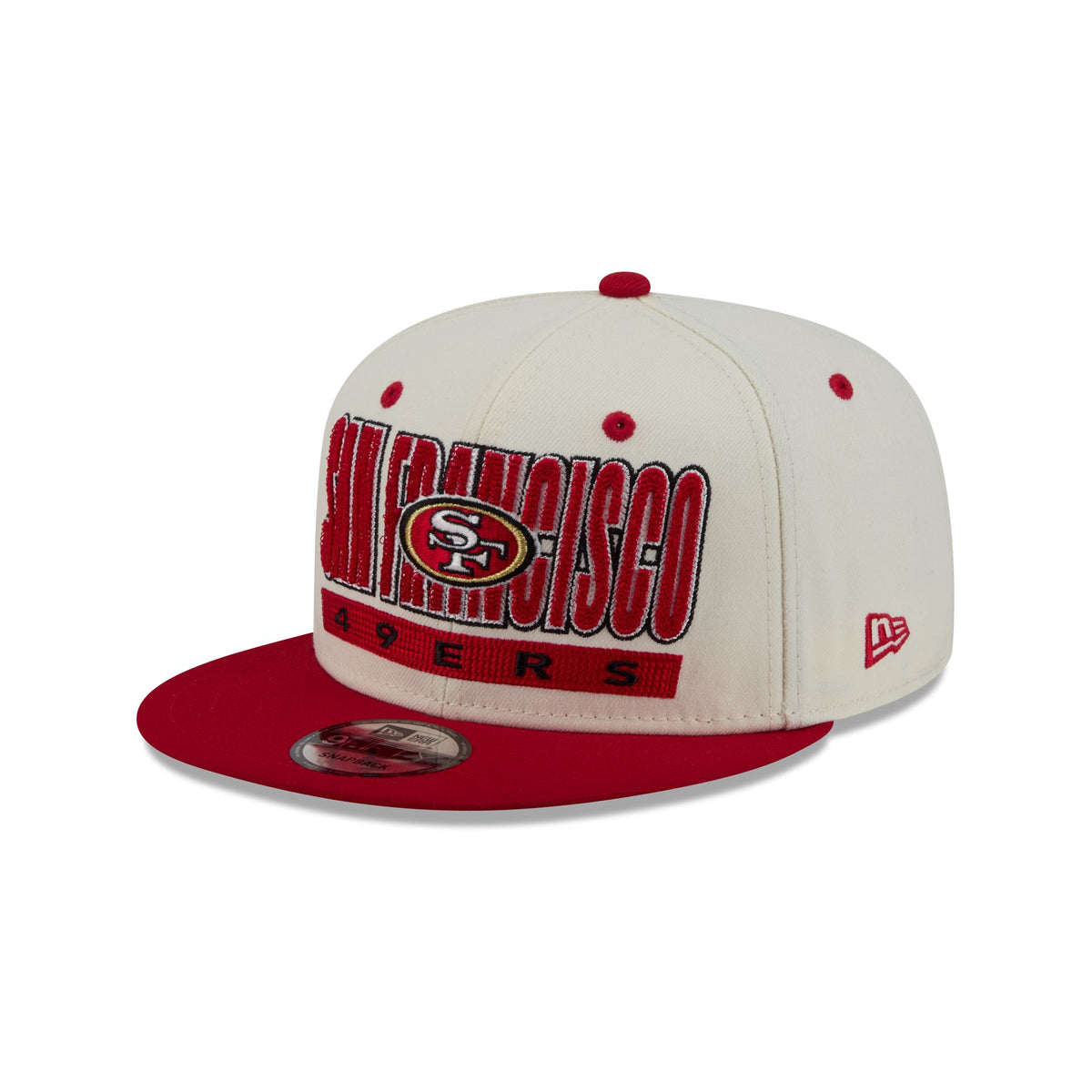 San Francisco 49ers Classic Stacked Chrome 9FIFTY Snapback Hat