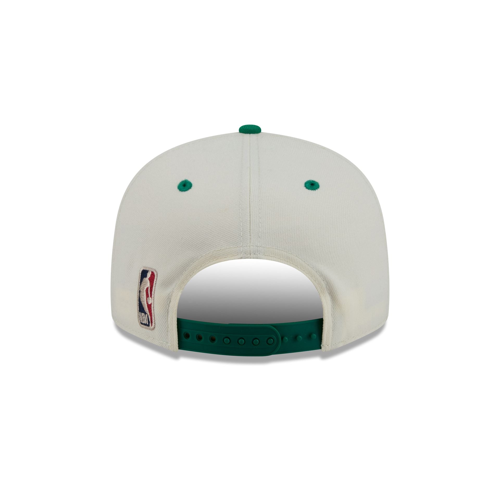 Boston Celtics Classic Stacked Chrome 9FIFTY Snapback Hat