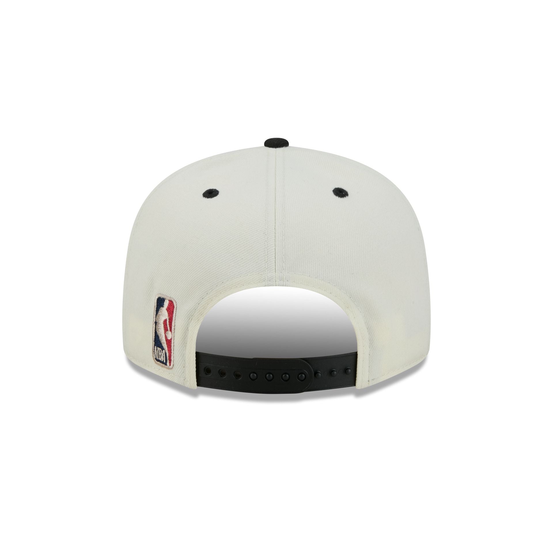 Chicago Bulls Classic Stacked Chrome 9FIFTY Snapback Hat