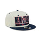 New Jersey Nets Classic Stacked Chrome 9FIFTY Snapback Hat