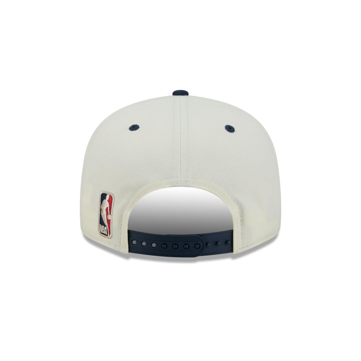 New Jersey Nets Classic Stacked Chrome 9FIFTY Snapback Hat