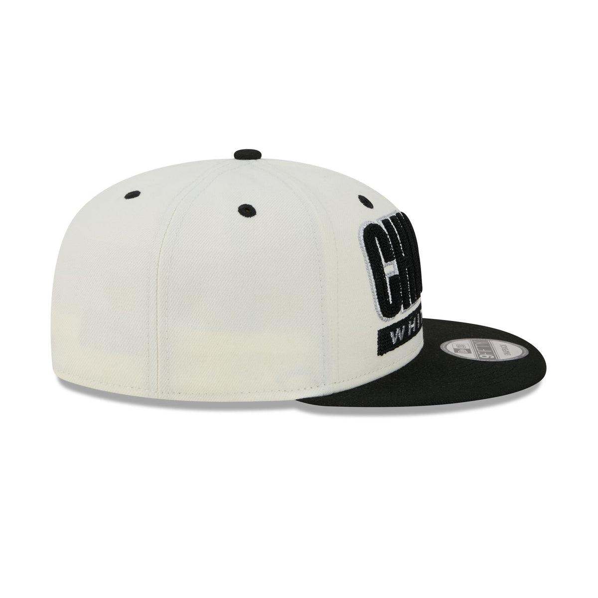 Chicago White Sox Classic Stacked Chrome 9FIFTY Snapback Hat