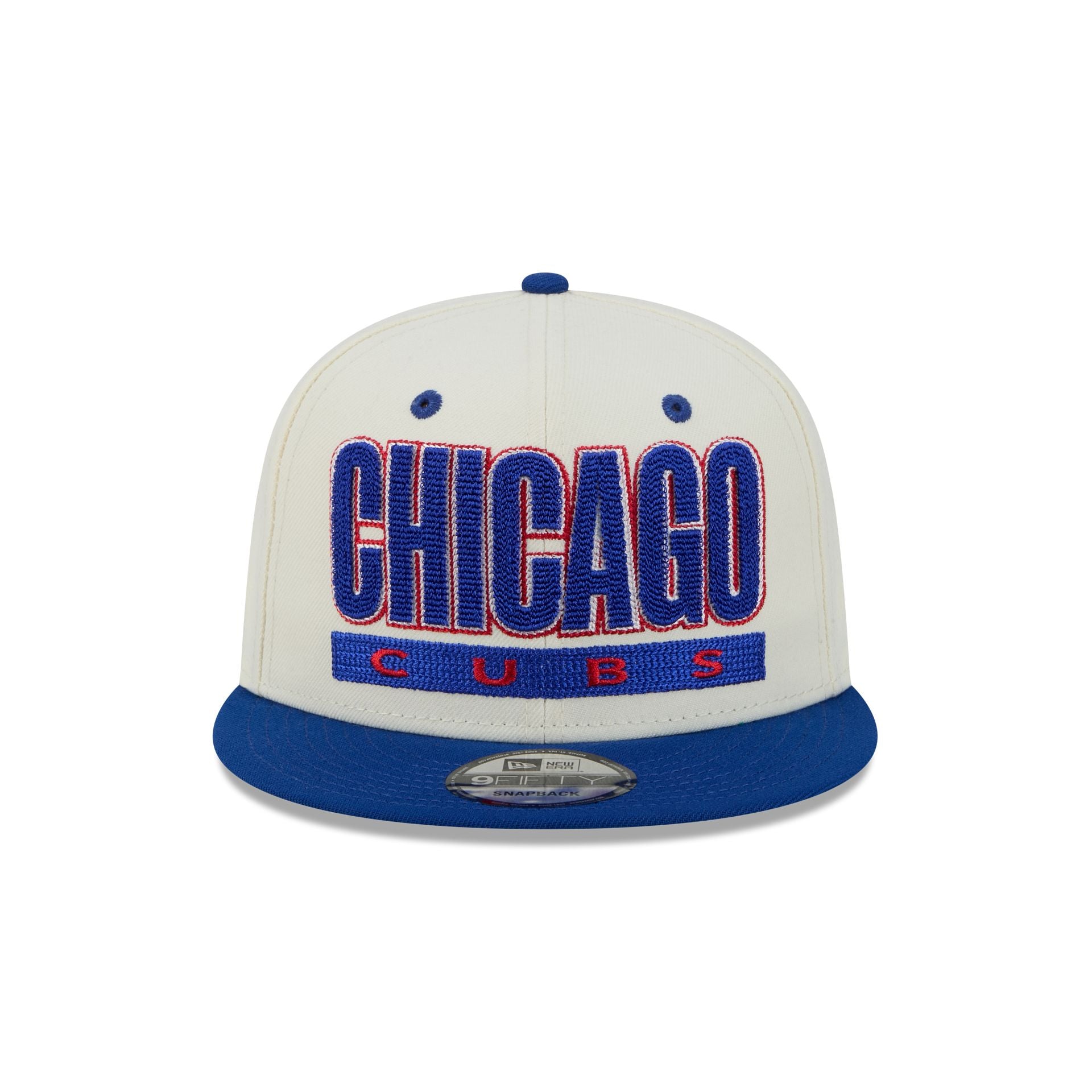 Chicago Cubs Classic Stacked Chrome 9FIFTY Snapback Hat – New Era Cap