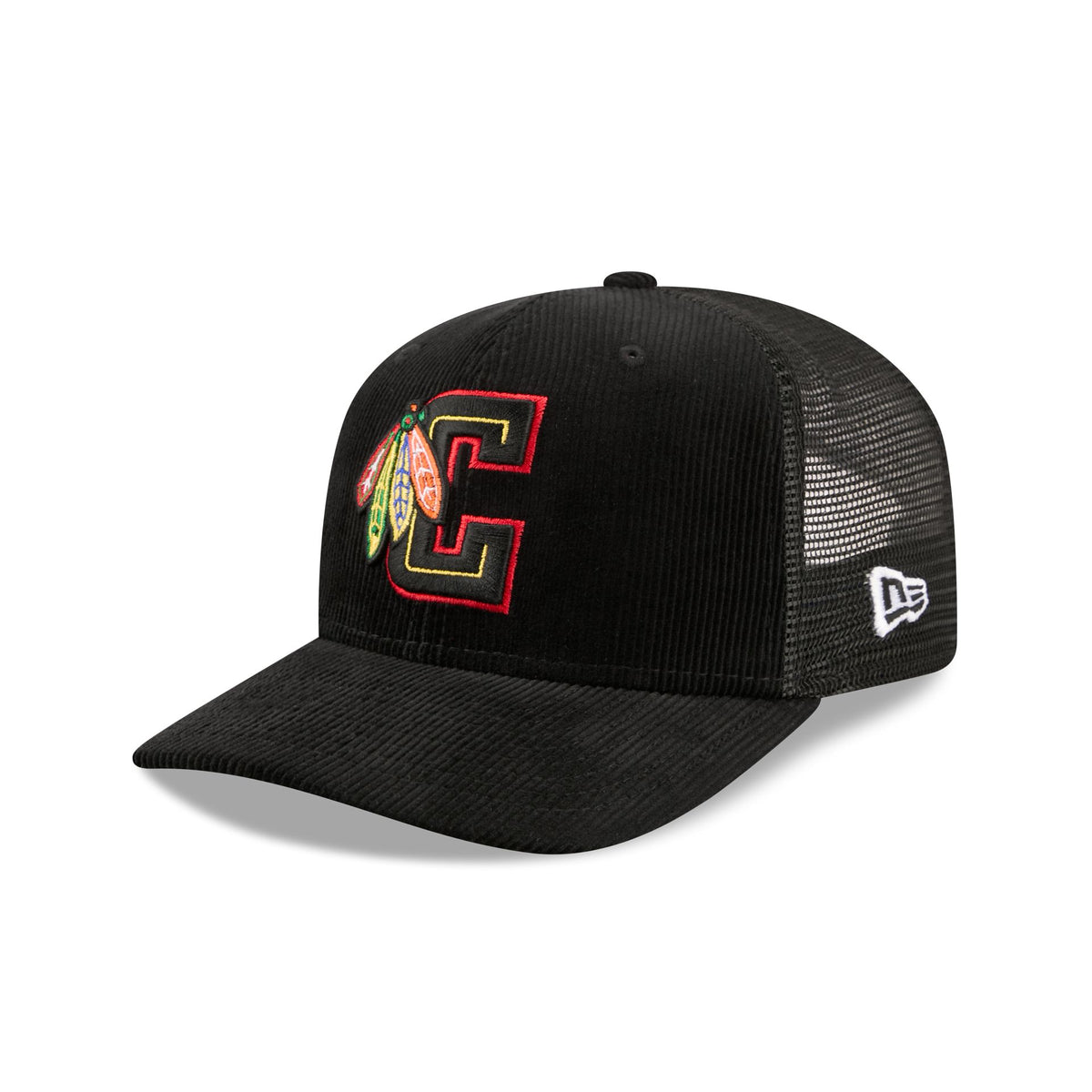 Chicago Blackhawks Deceptor Corduroy 9SEVENTY Trucker Hat