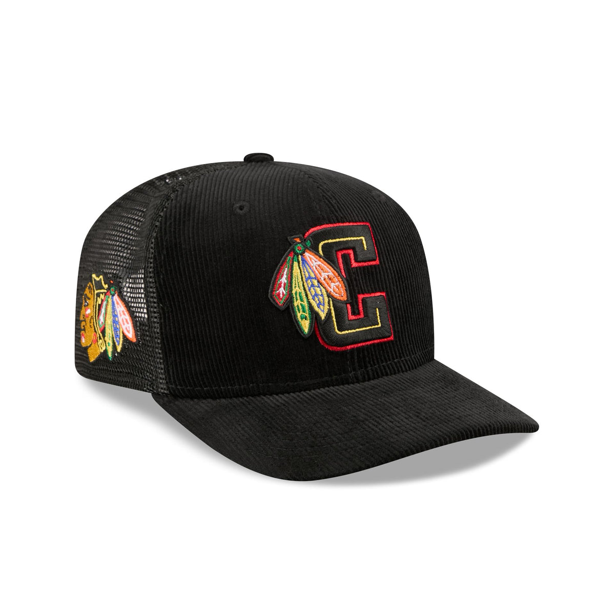 Chicago Blackhawks Deceptor Corduroy 9SEVENTY Trucker Hat