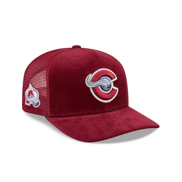 Colorado Avalanche Deceptor Corduroy 9SEVENTY Trucker Hat – New
