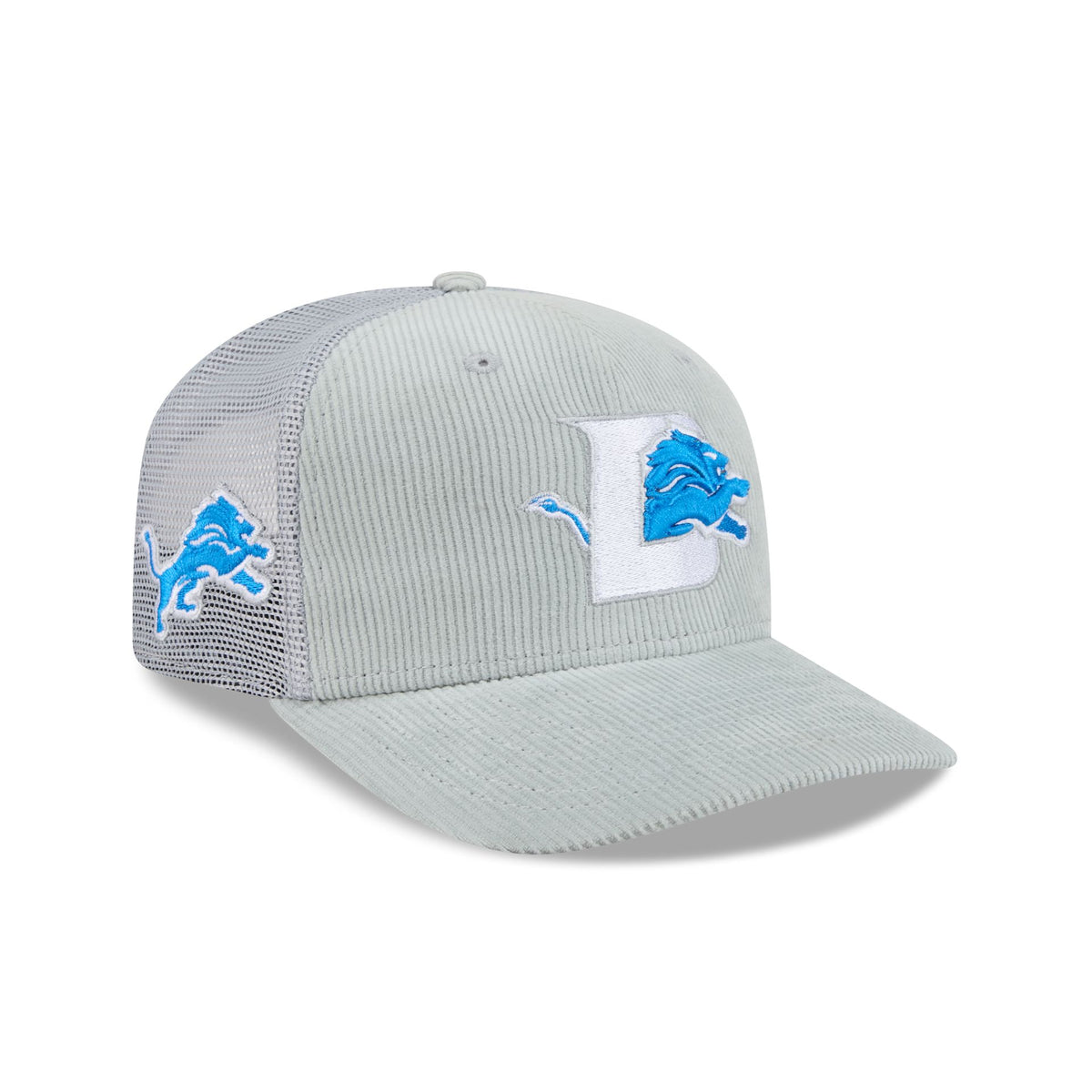 Detroit Lions Deceptor Corduroy 9SEVENTY Trucker Hat